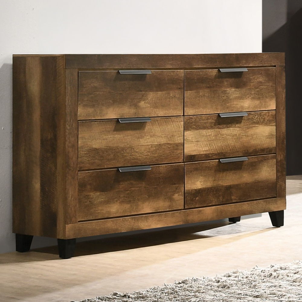 Morales - Dresser - Rustic Oak - Urban Living Furniture (Los Angeles, CA)