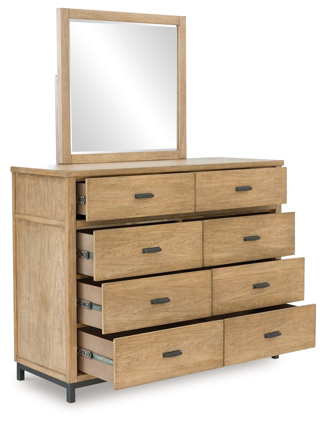 Tomtyn - Light Brown - Dresser And Mirror - Urban Living Furniture (Los Angeles, CA)