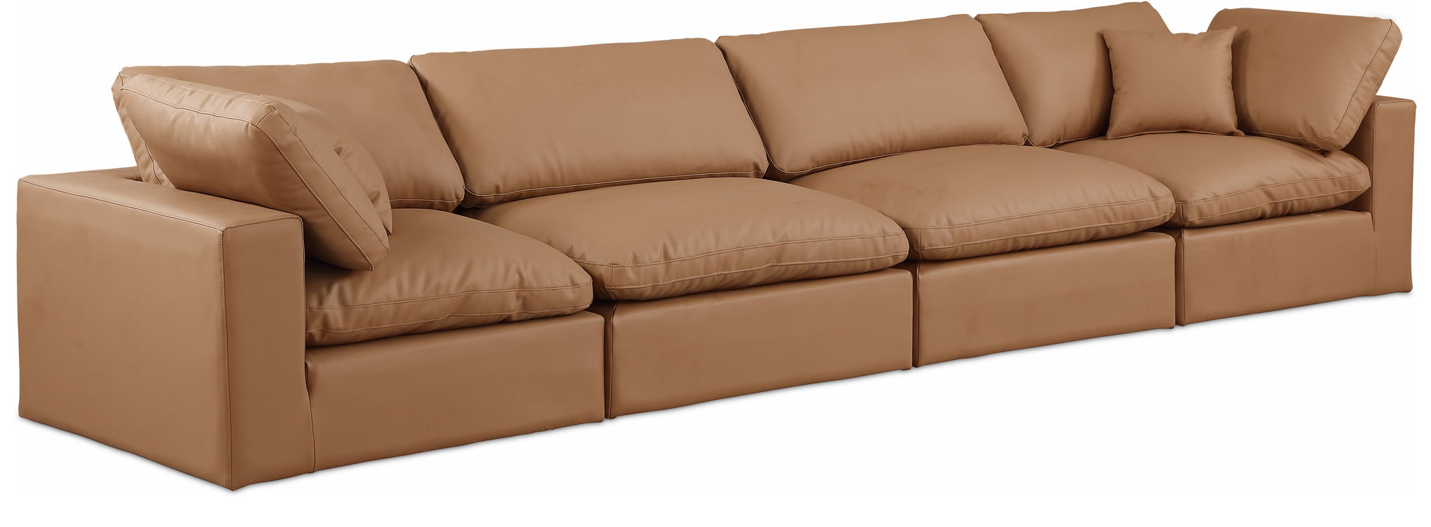 Comfy - Faux Leather Modular Sofa 4 Seats - Urban Living Furniture (Los Angeles, CA)