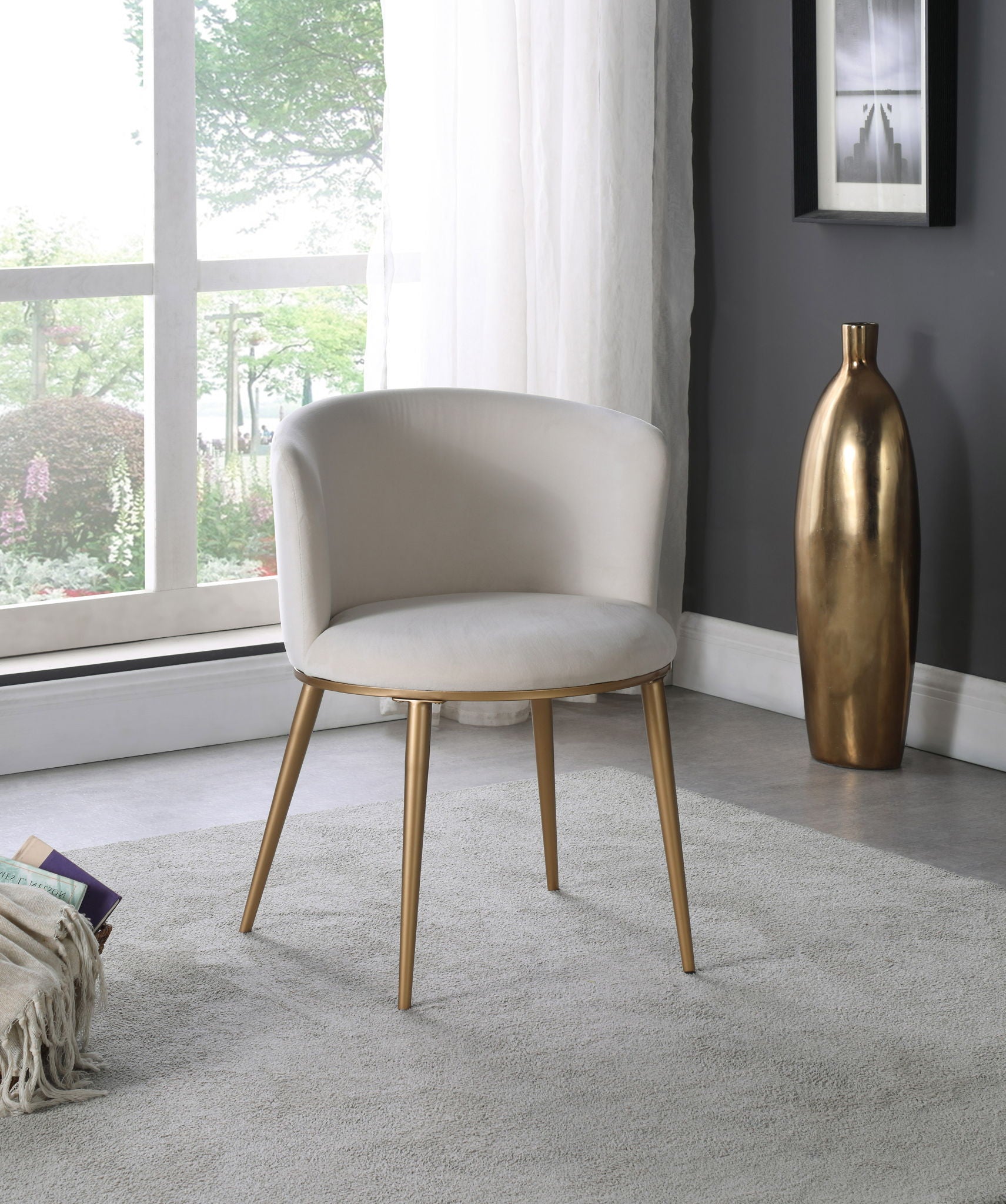 Skylar - Dining Chair with Gold Legs (Set of 2) - Urban Living Furniture (Los Angeles, CA)