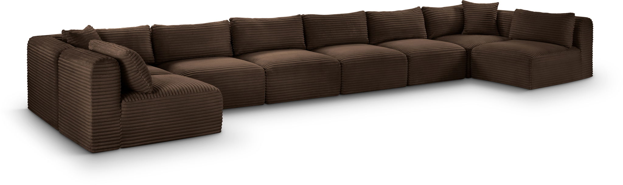 Shaggy - 8 Piece Modular U-Shaped Armless Sectional - Urban Living Furniture (Los Angeles, CA)