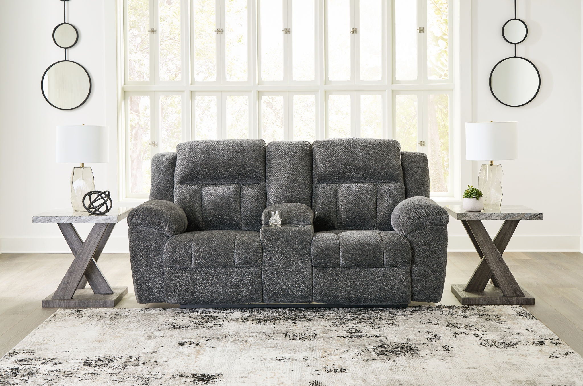 Frohn - Dbl Reclining Loveseat With Console - Urban Living Furniture (Los Angeles, CA)