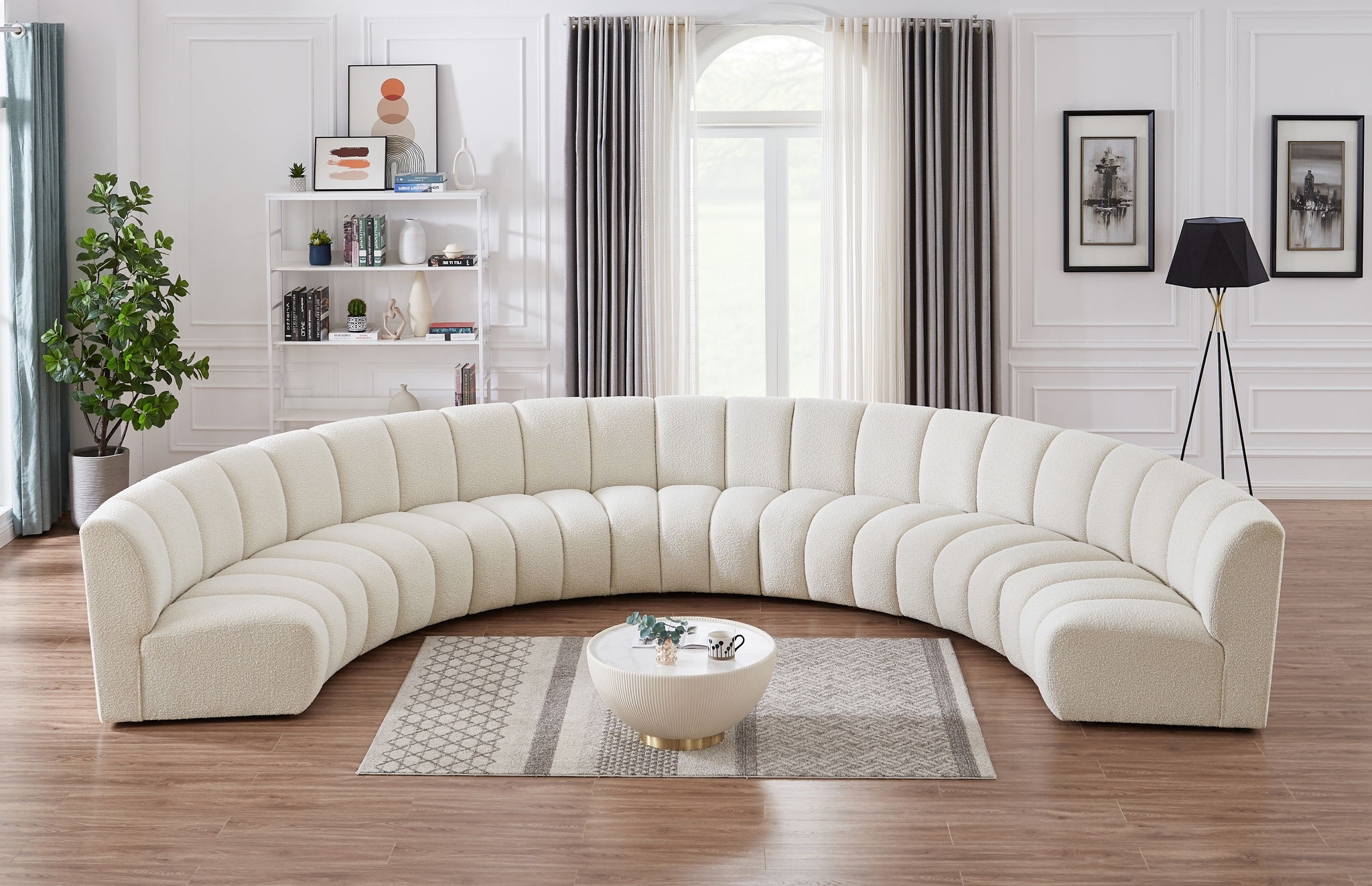 Infinity - 7 Piece Boucle Modular Sectional - Urban Living Furniture (Los Angeles, CA)
