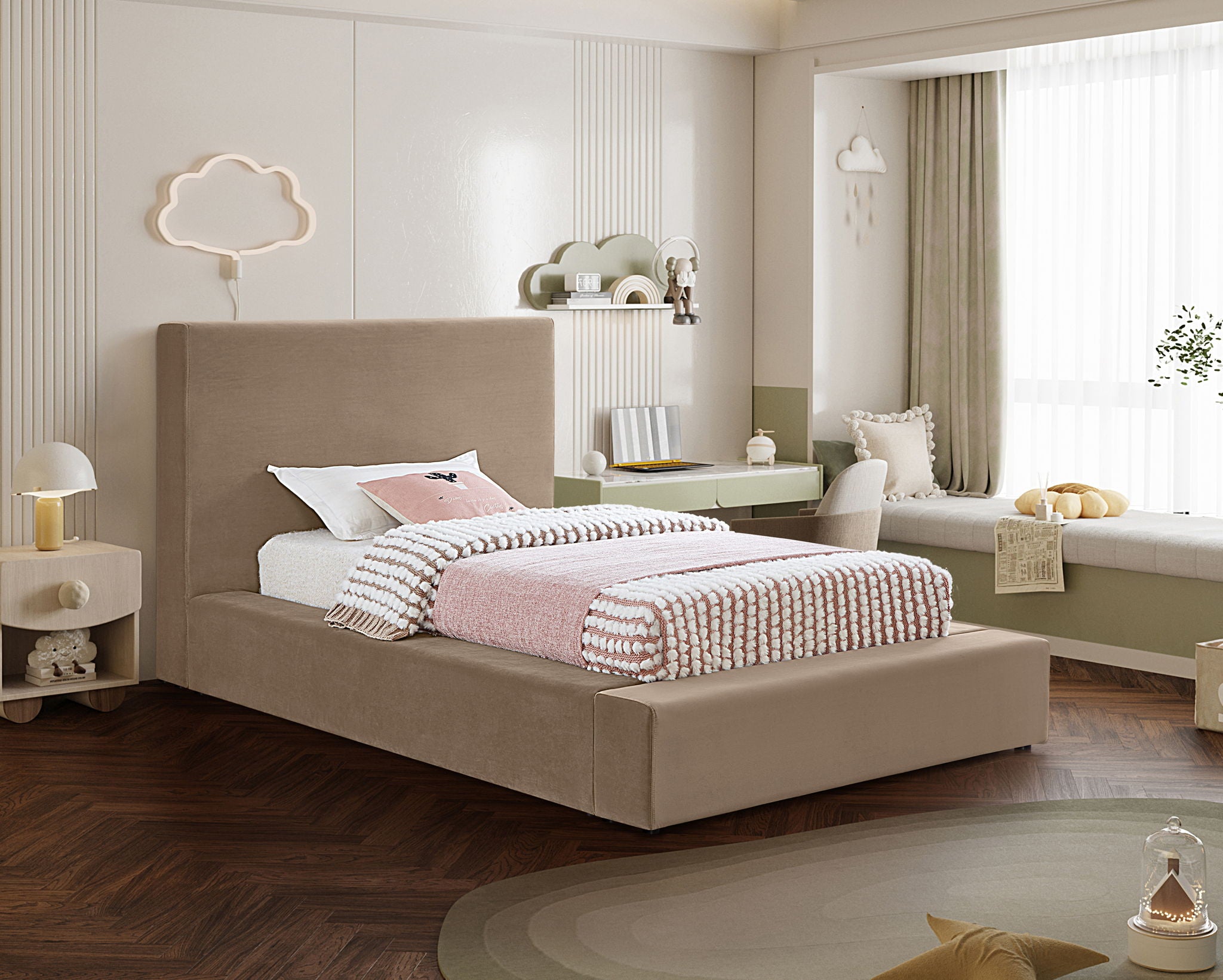 Dorian - Upholstered Bed - Urban Living Furniture (Los Angeles, CA)