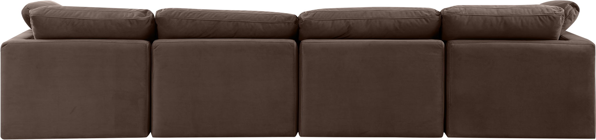 Indulge - Velvet 4 Seat Modular Sofa - Urban Living Furniture (Los Angeles, CA)
