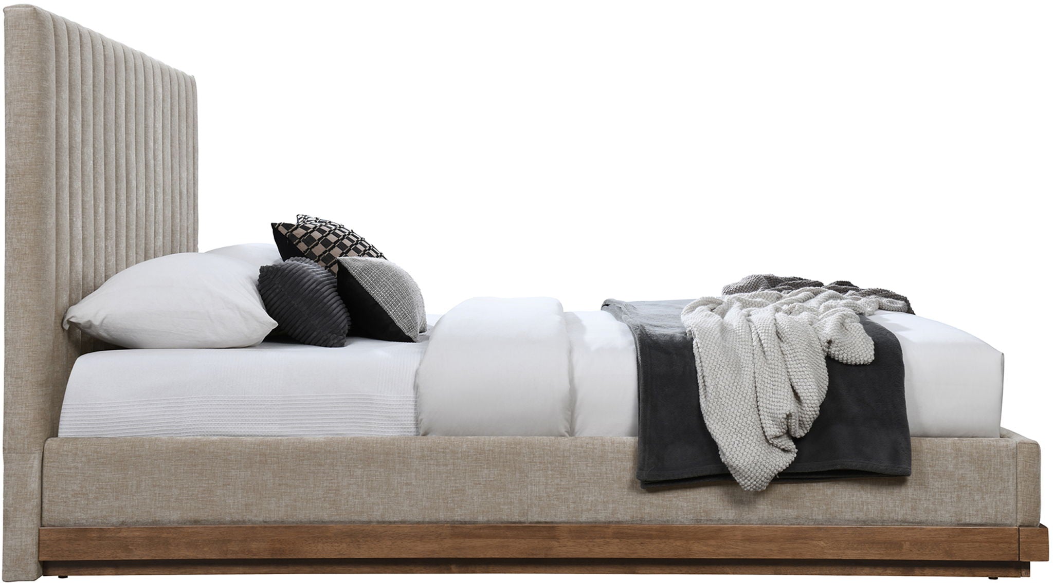Emmet - Bed - Dark Brown Base - Urban Living Furniture (Los Angeles, CA)