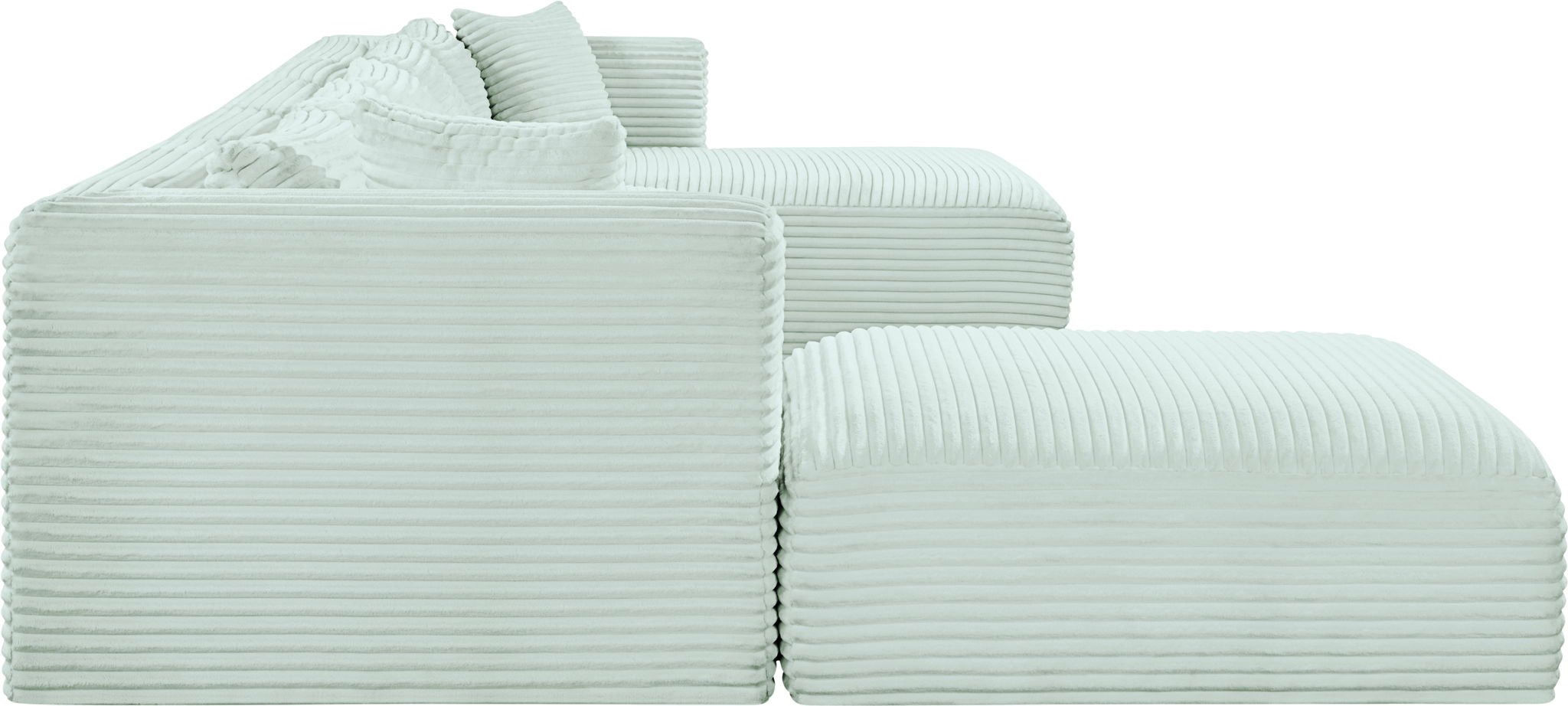 Shaggy - 6 Piece Modular Sectional With Chaise And Ottoman - Urban Living Furniture (Los Angeles, CA)