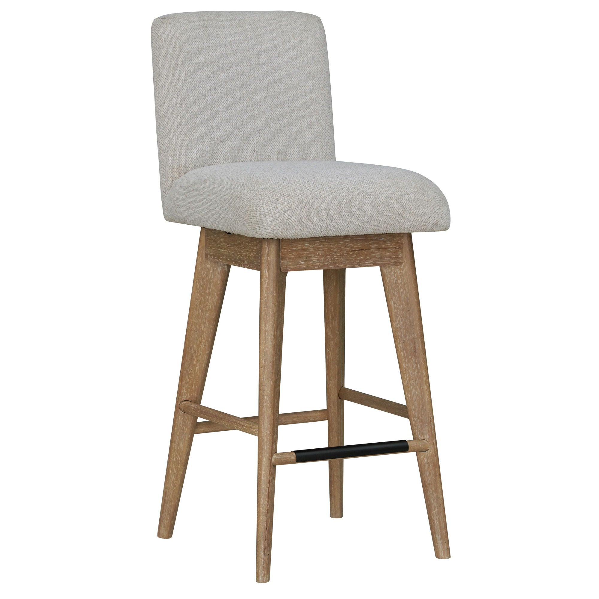 Escape - Dining Upholstered Swivel Barstool - Glazed Natural Oak Mirage Mist - Urban Living Furniture (Los Angeles, CA)