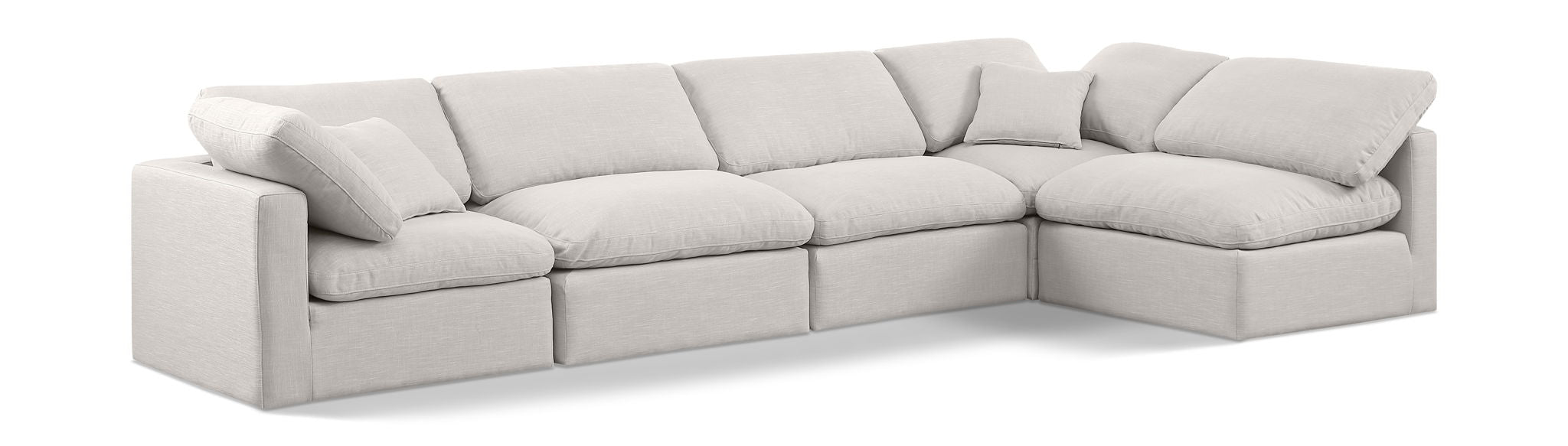 Indulge - Linen 5 Piece Modular Sectional - Urban Living Furniture (Los Angeles, CA)