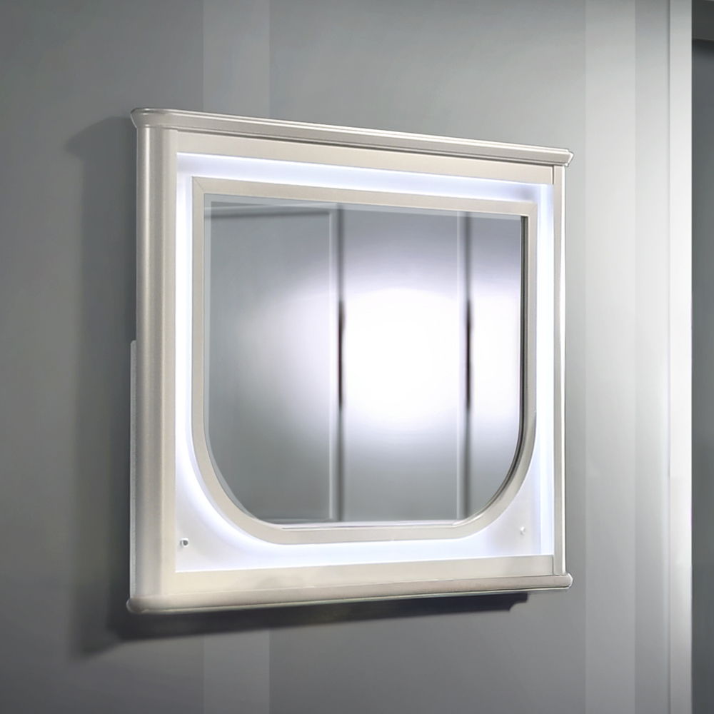 Laveda - Mirror With LED - Pearl White - Urban Living Furniture (Los Angeles, CA)