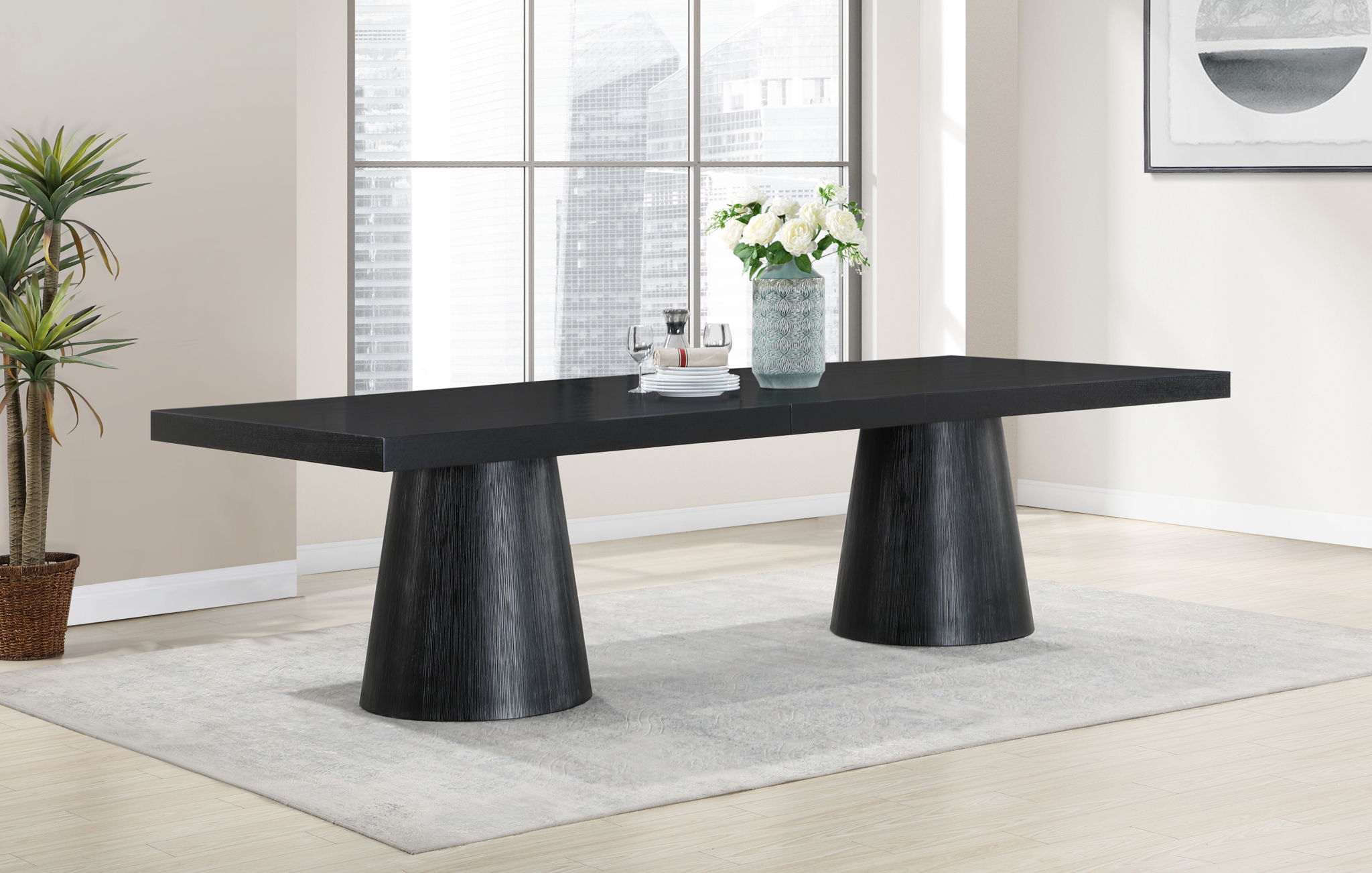 Tavolo - Oak Veneer Dining Table - Urban Living Furniture (Los Angeles, CA)