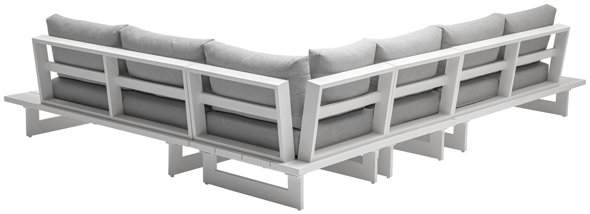 Maldives - 4 Piece Water Resistant Outdoor Patio Modular Sectional With White Base - Urban Living Furniture (Los Angeles, CA)