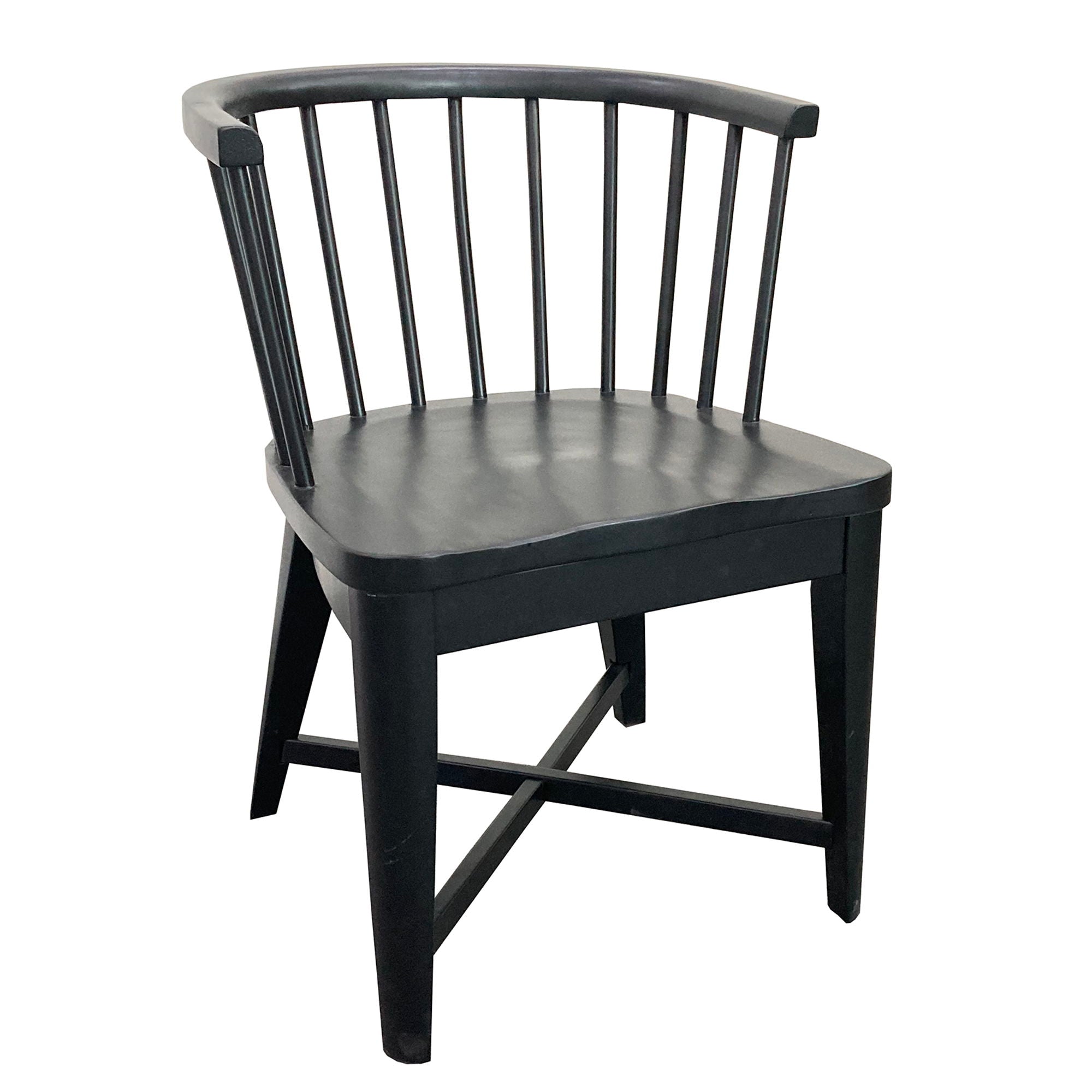 Americana Modern Dining - Barrel Dining Chair (Set of 2) - Black - Urban Living Furniture (Los Angeles, CA)