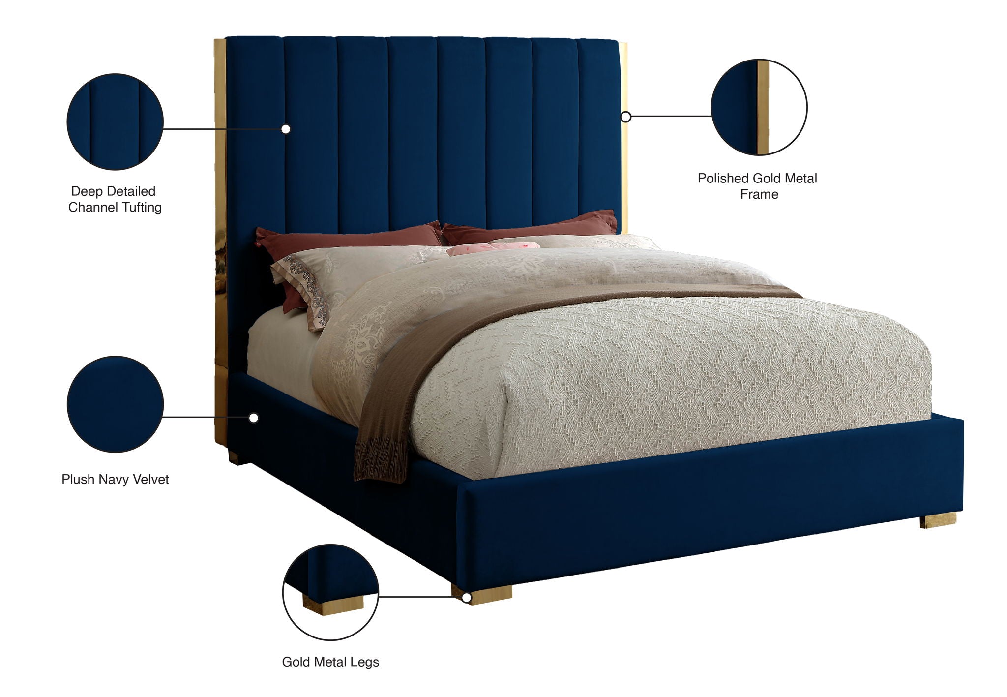 Becca - Bed - Urban Living Furniture (Los Angeles, CA)