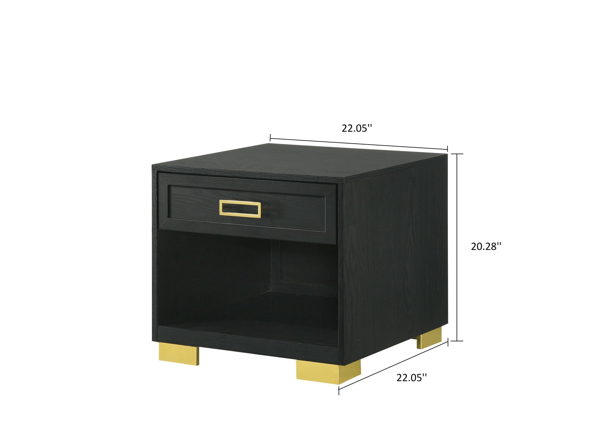 Pepe - End Table - Black - Urban Living Furniture (Los Angeles, CA)