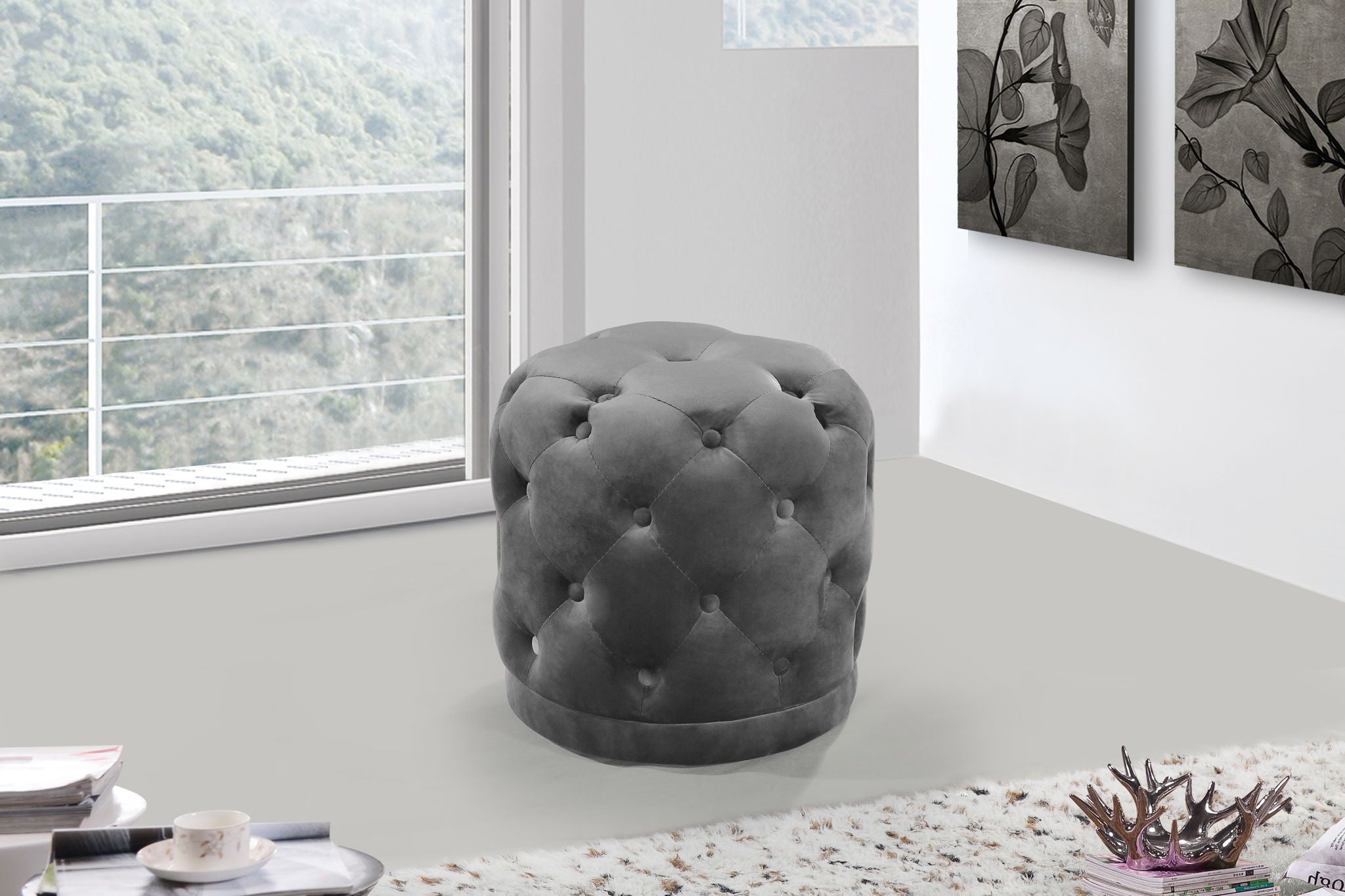 Harper - Stool Ottoman - Urban Living Furniture (Los Angeles, CA)