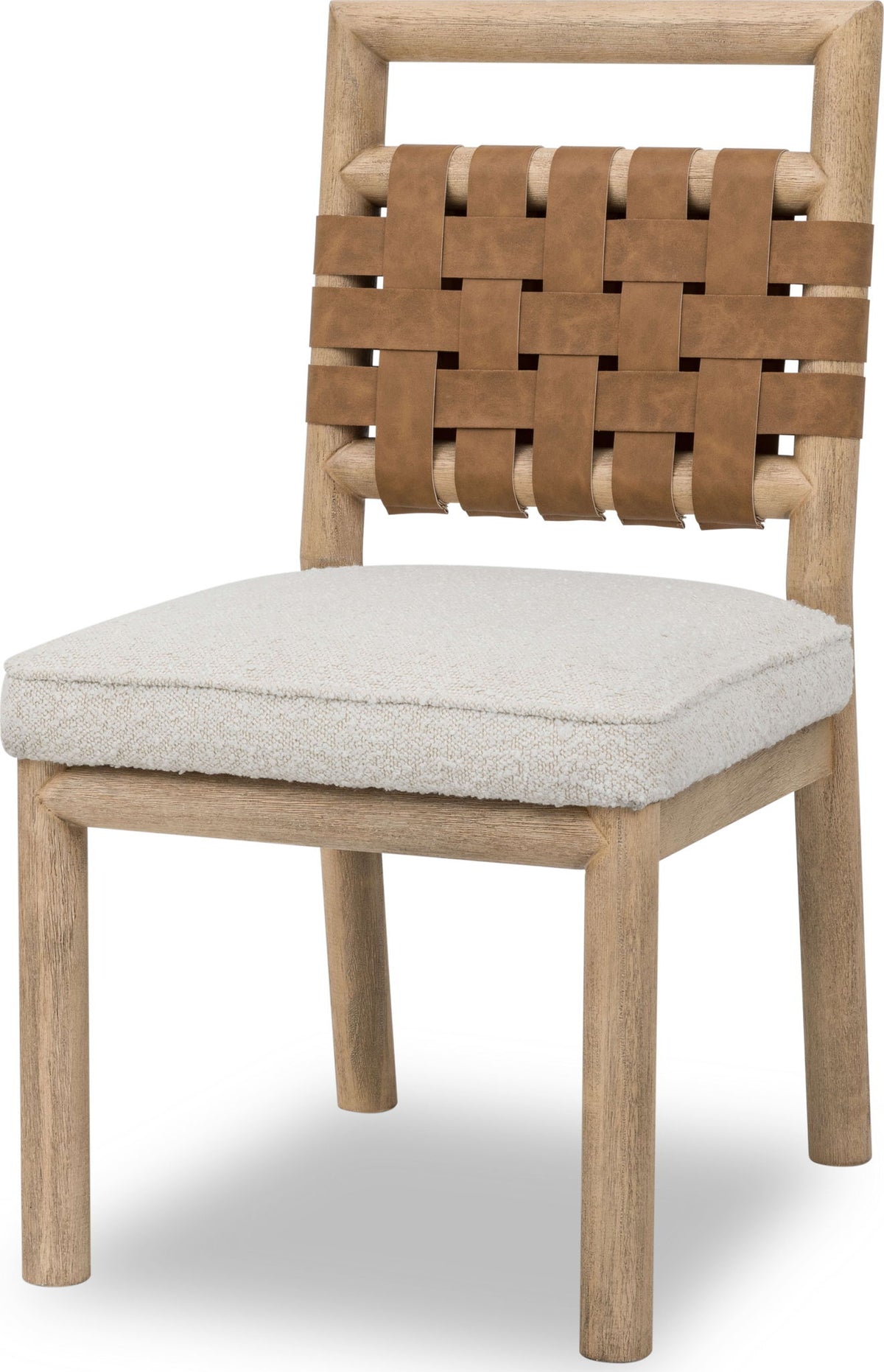 Dorsey - Weaven Dining Chair (Set of 2) - Ginger / Ricotta