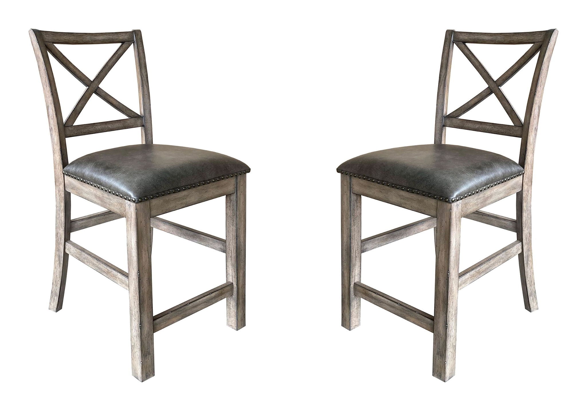 Lodge Dining - Upholstered Counter Chair (Set of 2) - Siltstone - Urban Living Furniture (Los Angeles, CA)