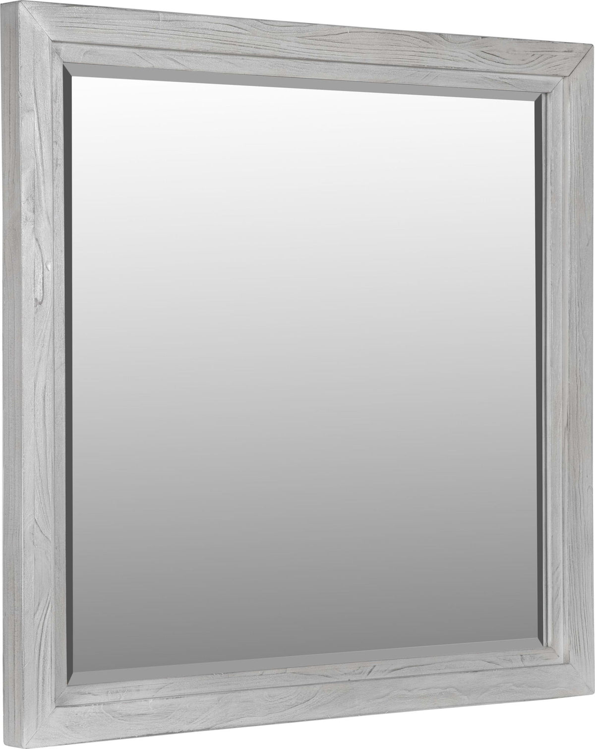 Boho Chic - Plain Mirror - Washed White