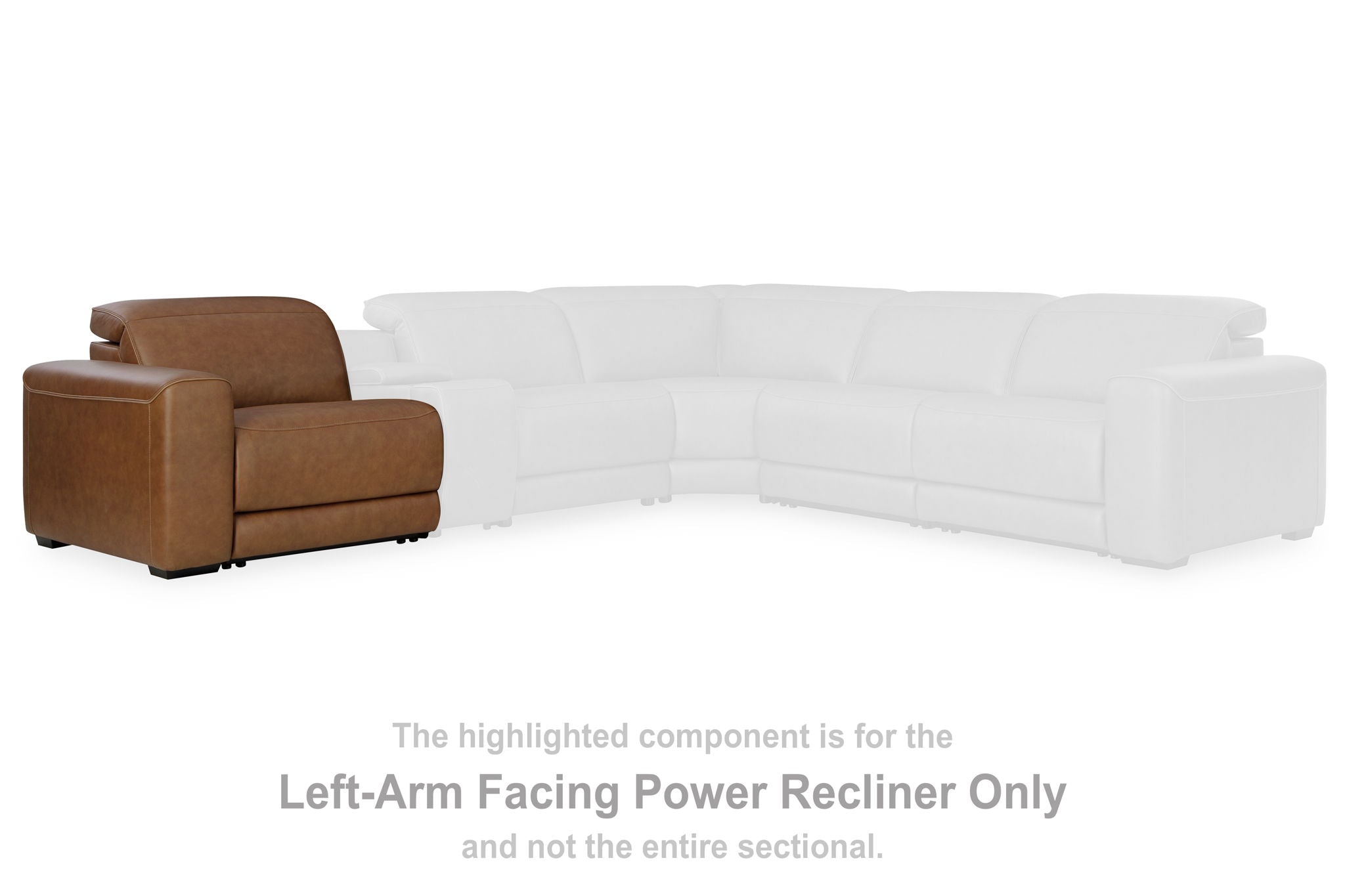 Magic Man - Caramel - LAF Zero Wall Power Recliner - Urban Living Furniture (Los Angeles, CA)
