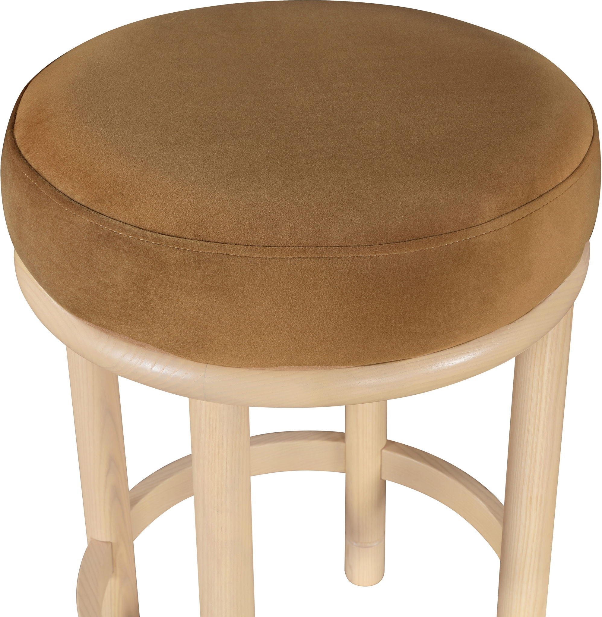 Monette - Counter Stool With Natural Base