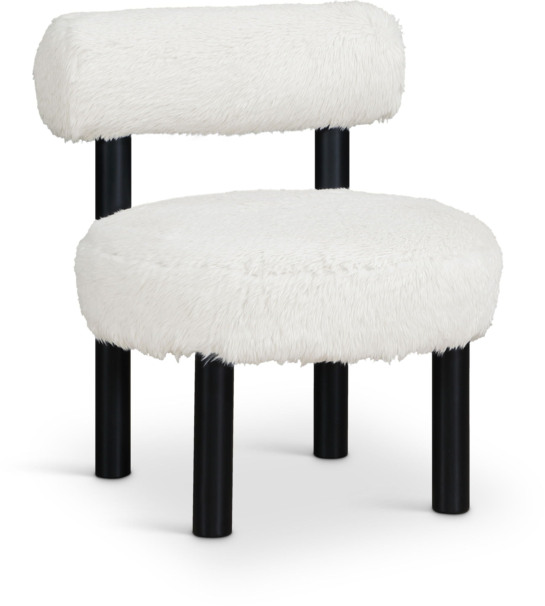 Ambre - Vegan Shearling Fabric Upholstered Accent Chair - Urban Living Furniture (Los Angeles, CA)