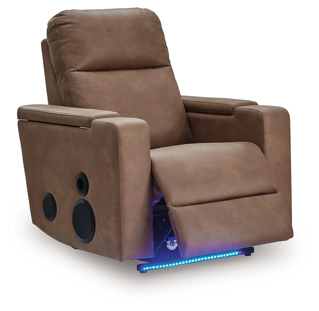 Lorrenton - Glider Power Recliner With Audio System - Caramel - Urban Living Furniture (Los Angeles, CA)