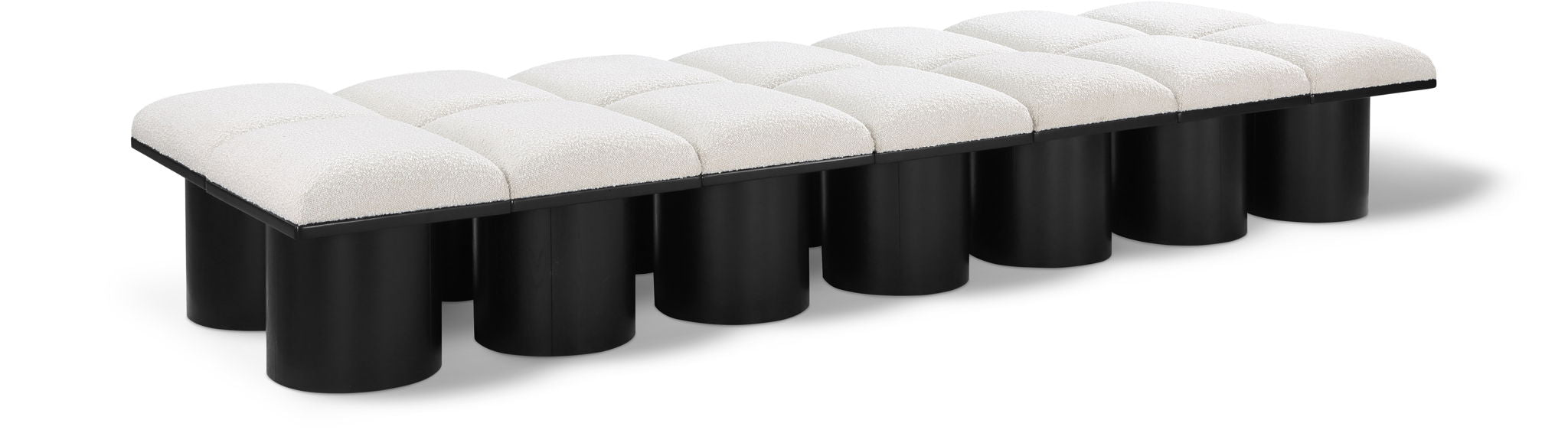 Pavilion - 14 Piece Modular Bench With Black Base - Urban Living Furniture (Los Angeles, CA)