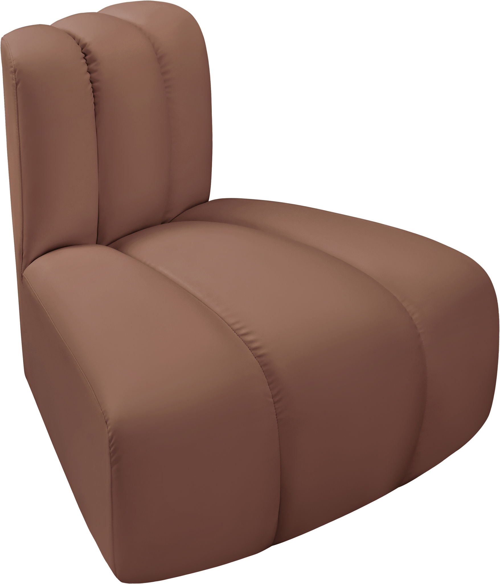 Arc - Faux Leather Reverse Corner Chair - Urban Living Furniture (Los Angeles, CA)