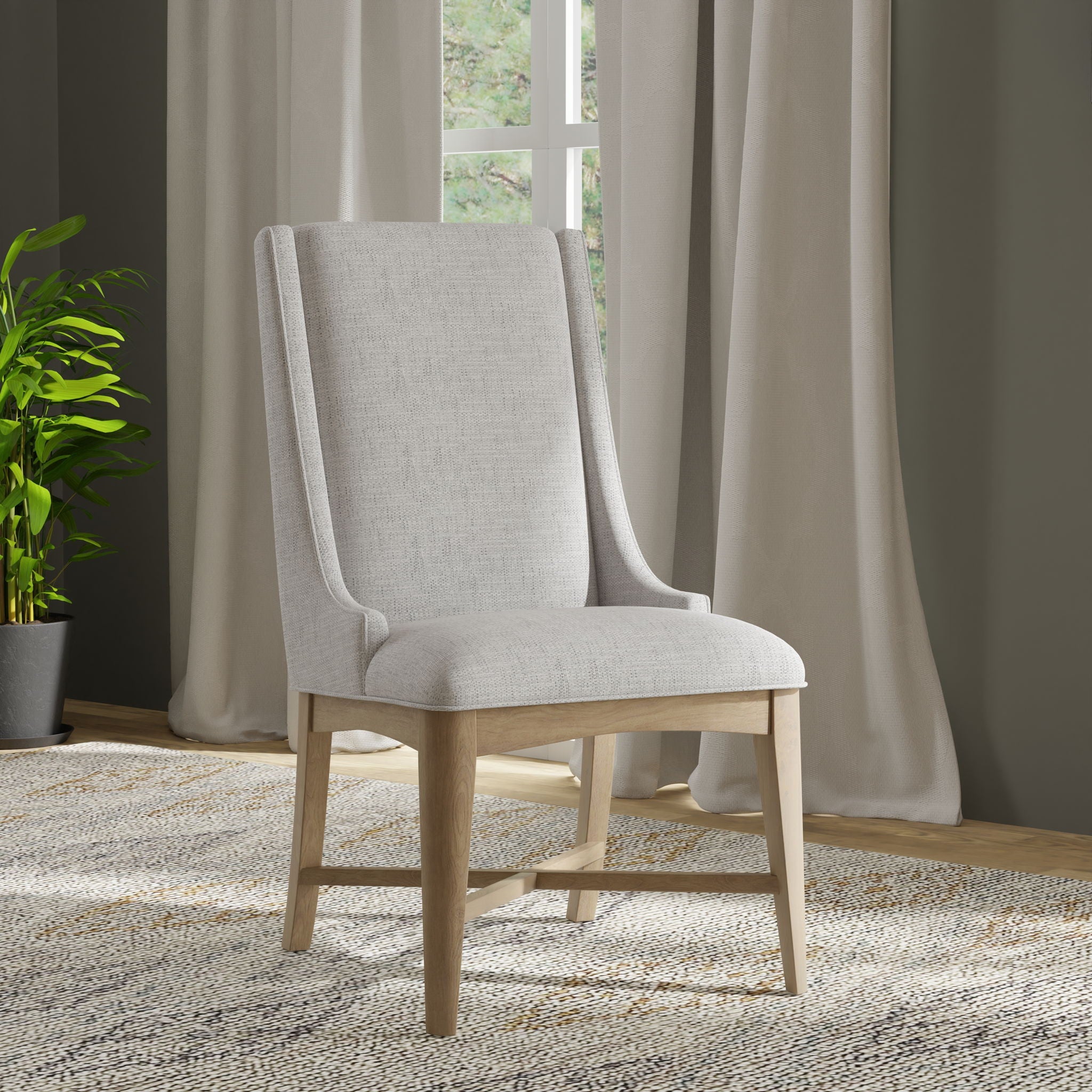 Americana Modern Dining - Host Dining Chair (Set of 2) - Cotton - Urban Living Furniture (Los Angeles, CA)
