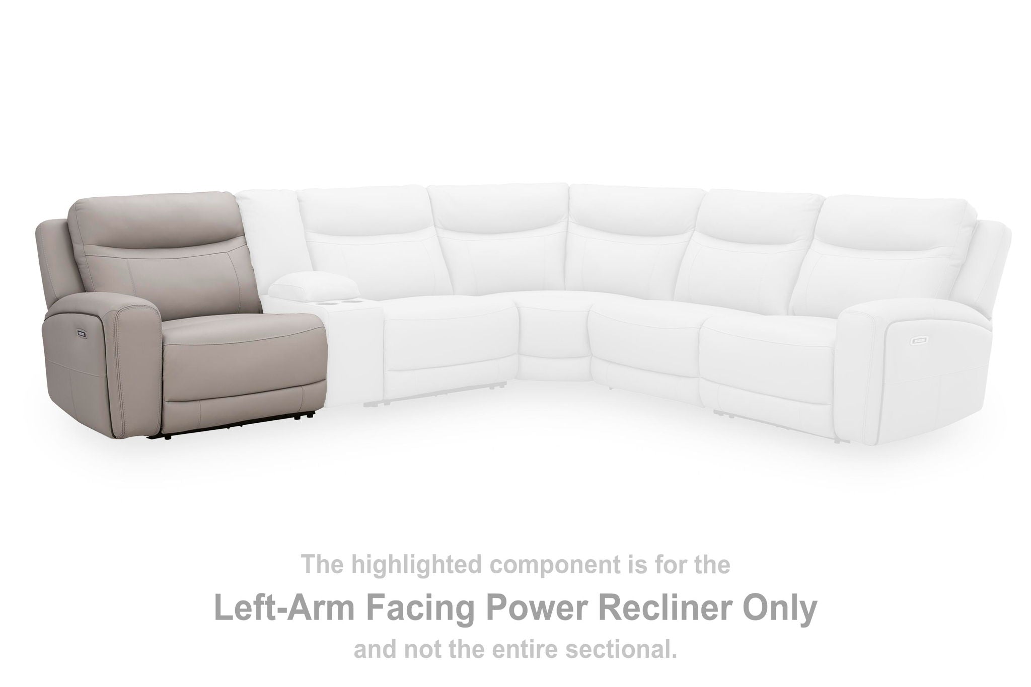 Gravier - LAF Zero Wall Power Recliner - Gray - Urban Living Furniture (Los Angeles, CA)