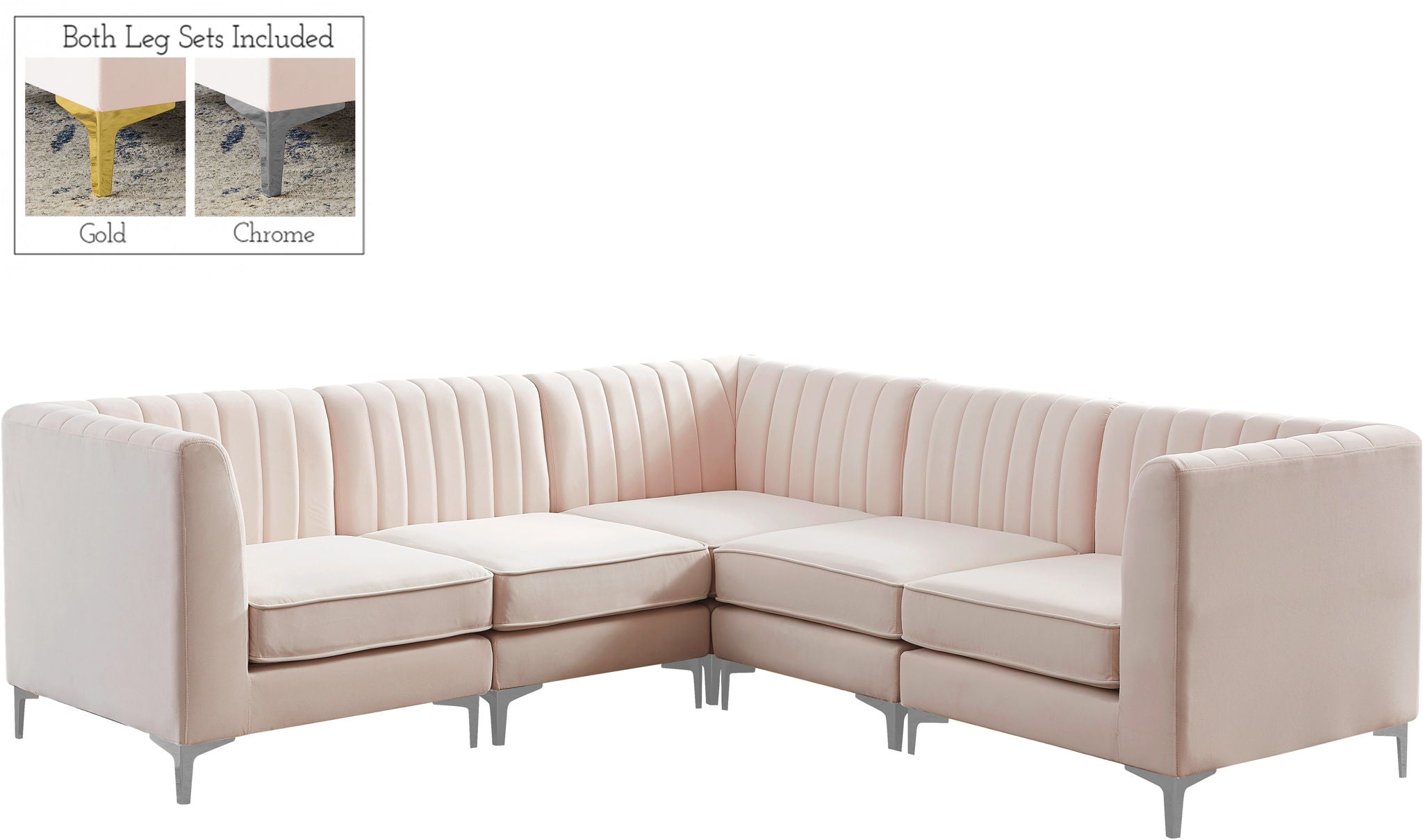 Alina - 5 Piece Modular Corner Sectional - Urban Living Furniture (Los Angeles, CA)