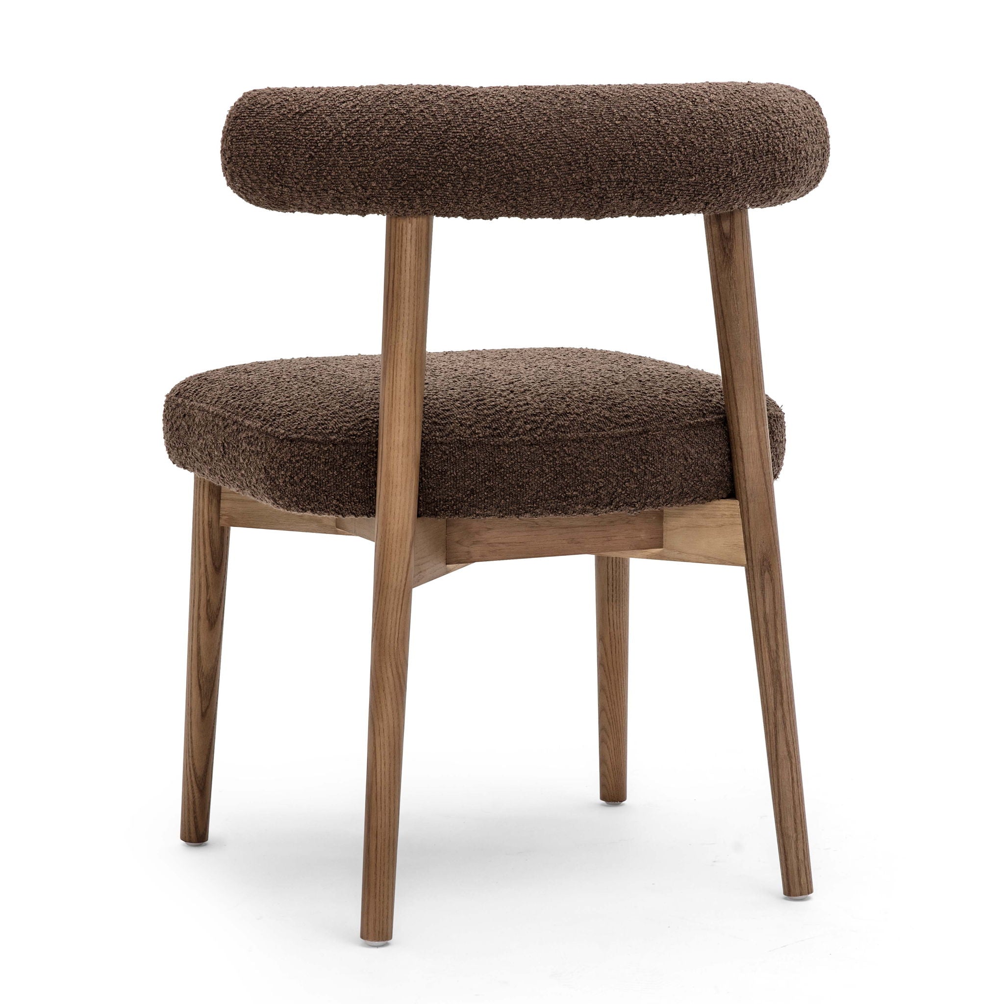 Spara - Performance Boucle Side Chair - Chocolate Brown - Urban Living Furniture (Los Angeles, CA)