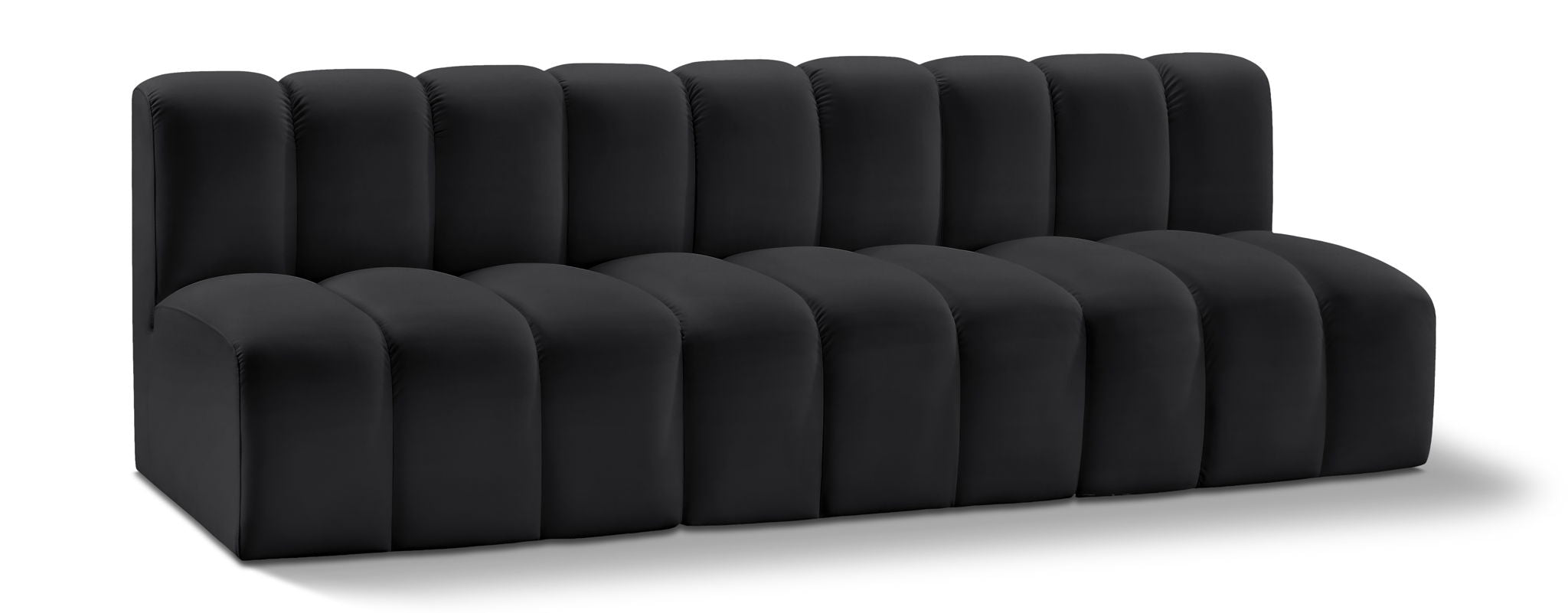 Arc - Faux Leather 3 Seats Modular Sofa - Urban Living Furniture (Los Angeles, CA)