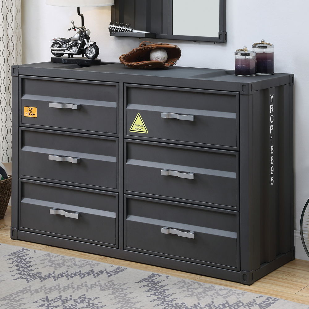 Cargo - Dresser - Gunmetal - Urban Living Furniture (Los Angeles, CA)
