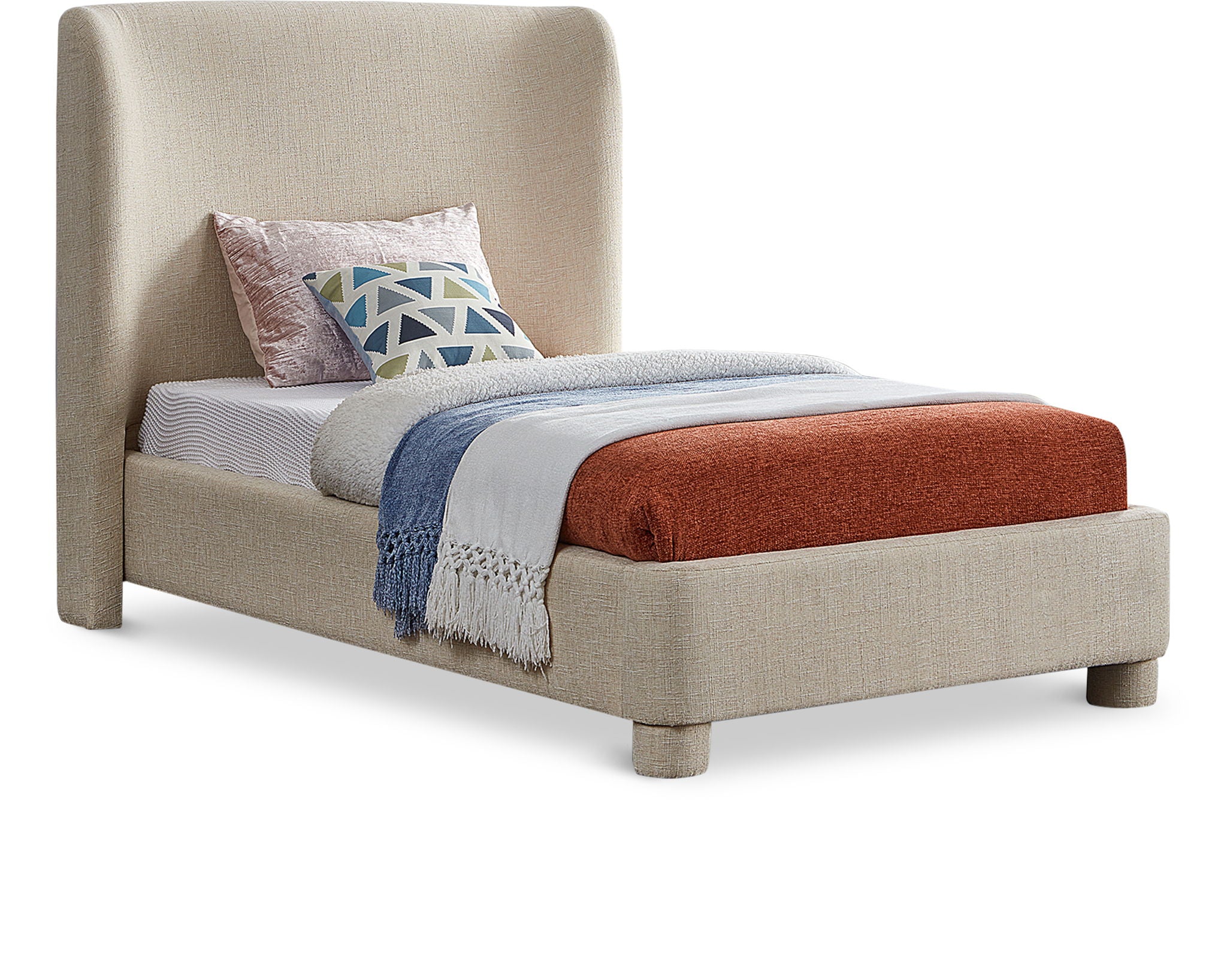 Penny - Polyester Fabric Bed - Urban Living Furniture (Los Angeles, CA)
