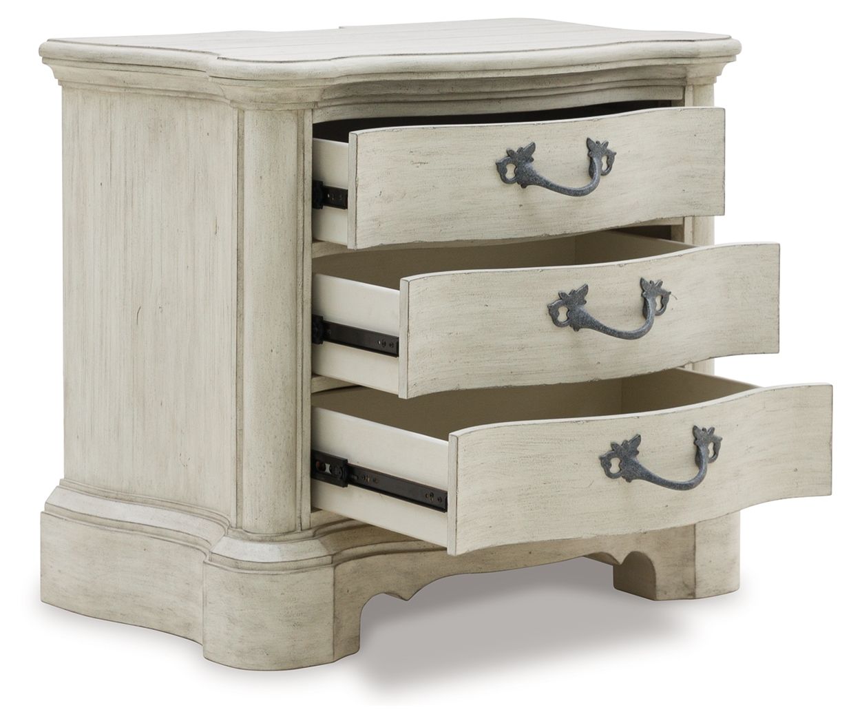 Arlendyne - Antique White - Three Drawer Night Stand - Urban Living Furniture (Los Angeles, CA)