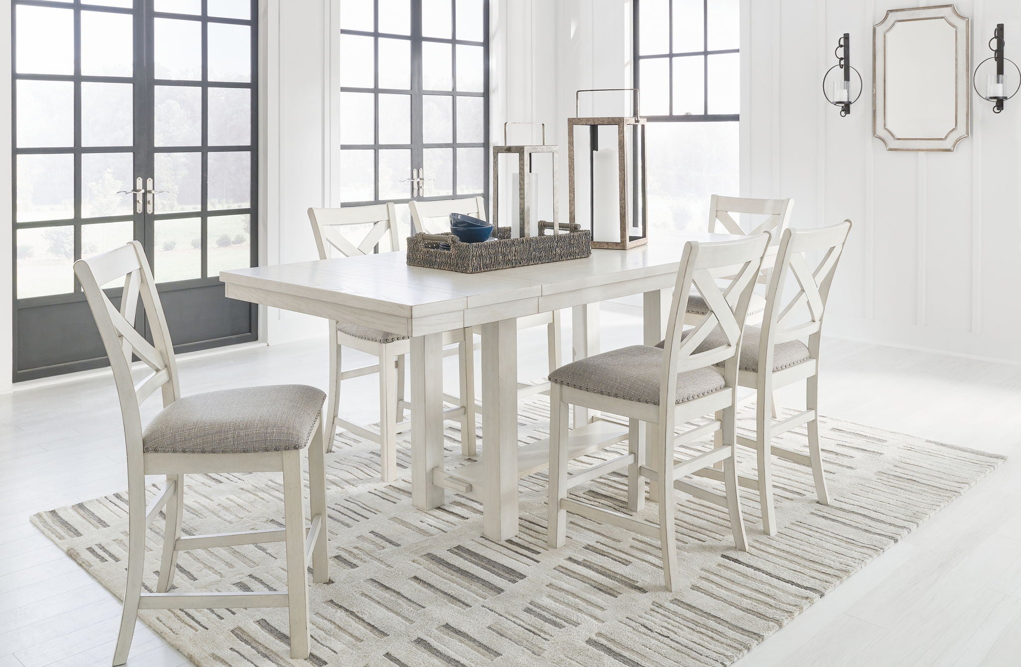 Robbinsdale - Rectangular Counter Height Dining Extension Table Set - Urban Living Furniture (Los Angeles, CA)
