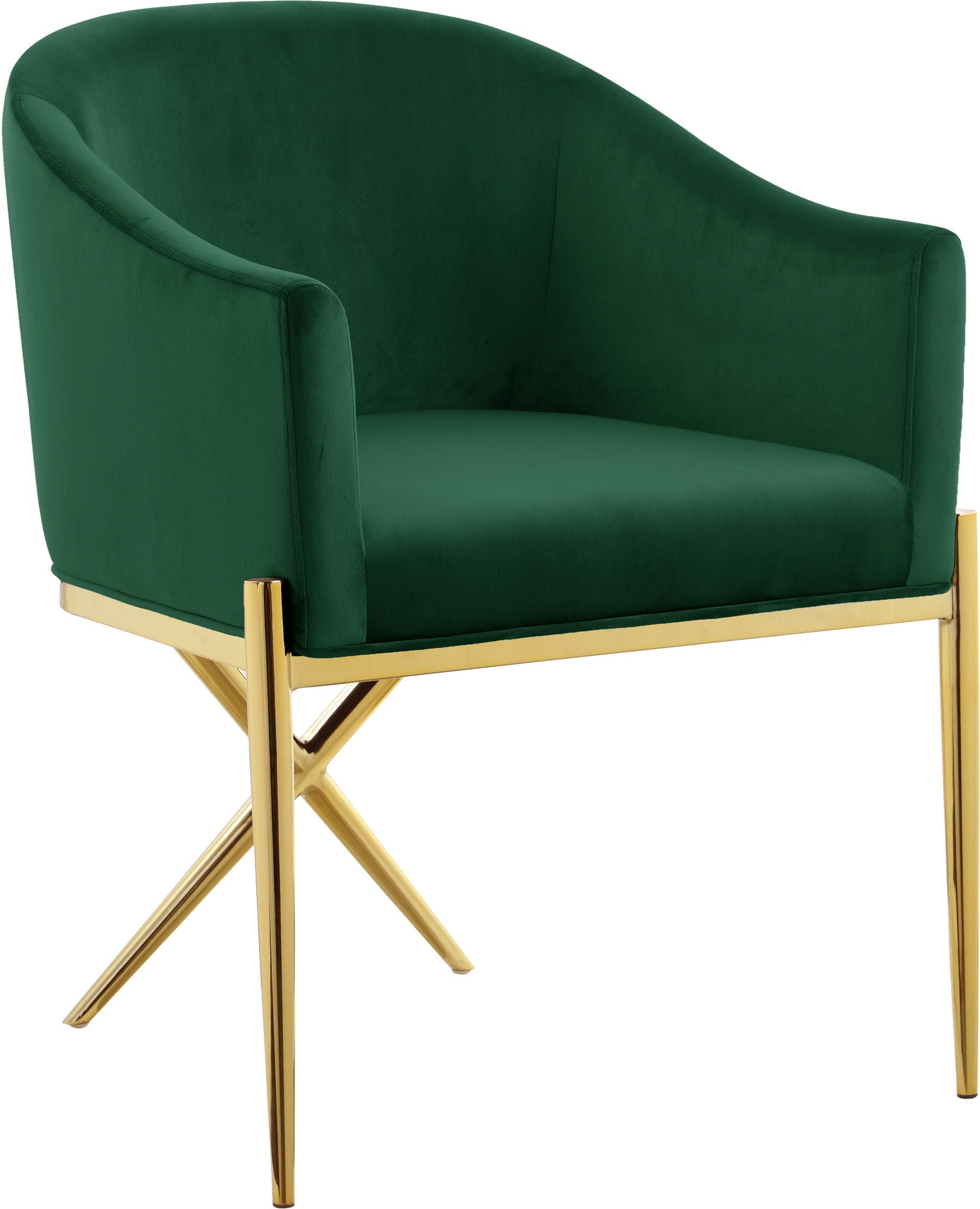 Xavier - Dining Chair with Gold Legs - Urban Living Furniture (Los Angeles, CA)