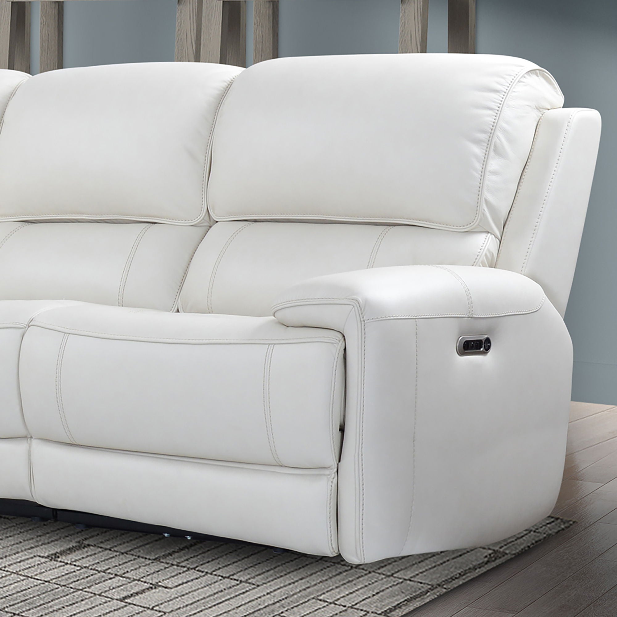 Empire - Power Right Arm Facing Recliner - Verona Ivory - Urban Living Furniture (Los Angeles, CA)