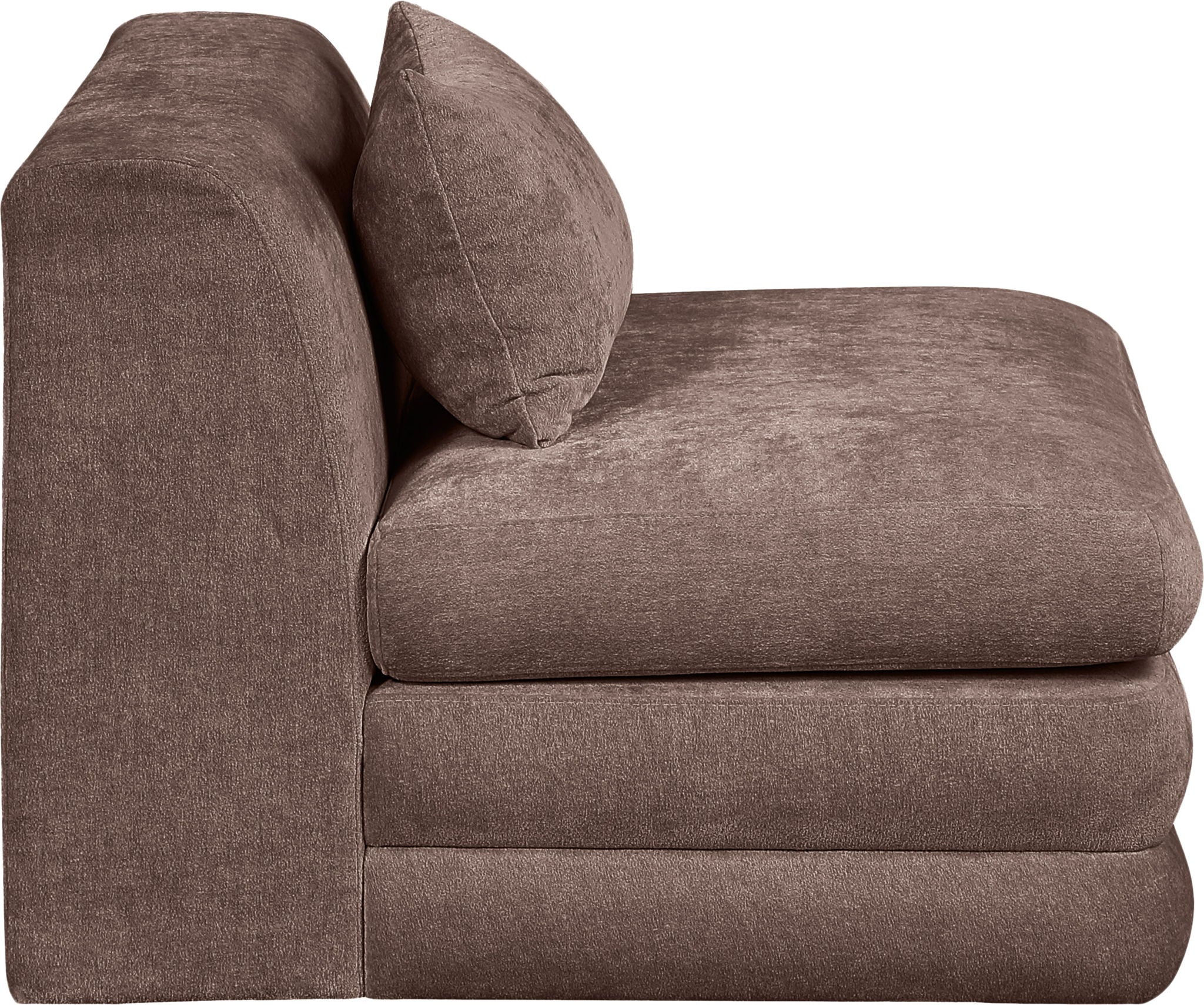 Stellar - Chenille Fabric Upholstered Modular Armless Chair - Urban Living Furniture (Los Angeles, CA)