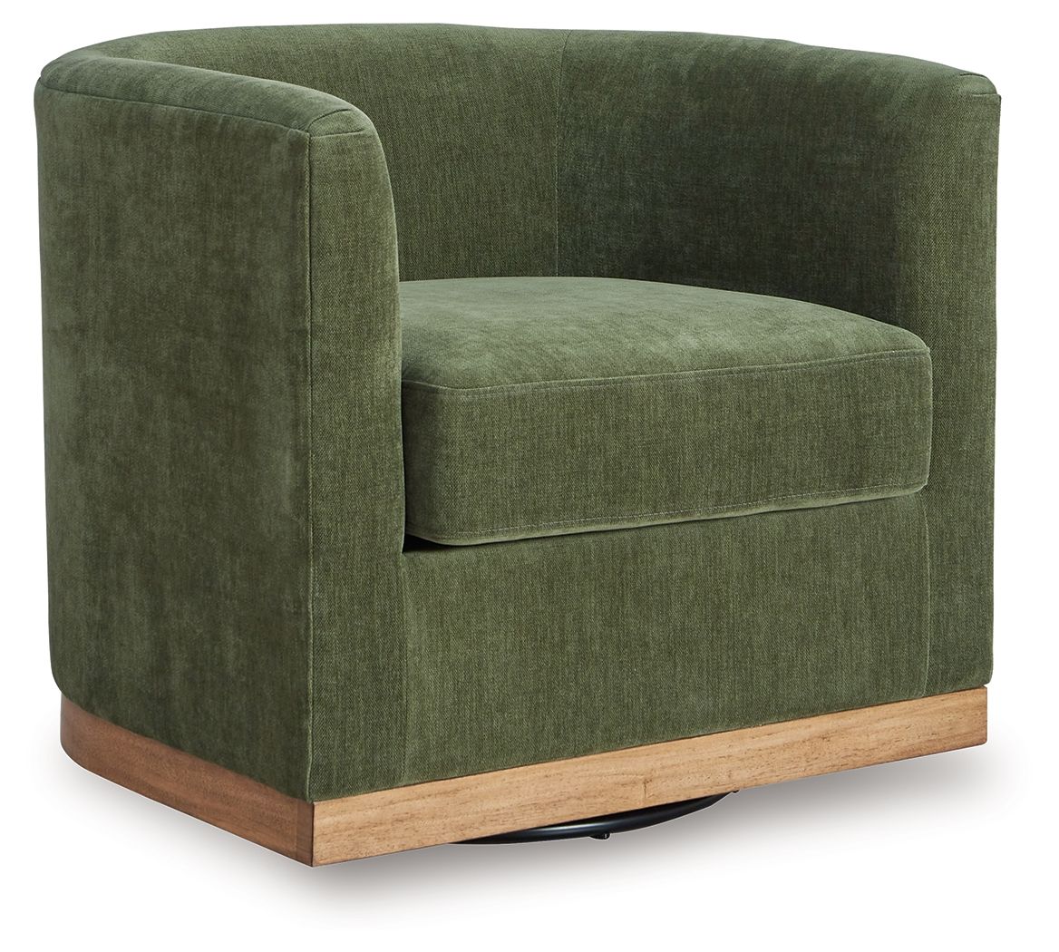Jersonlow - Forest Green - Swivel Chair - Urban Living Furniture (Los Angeles, CA)