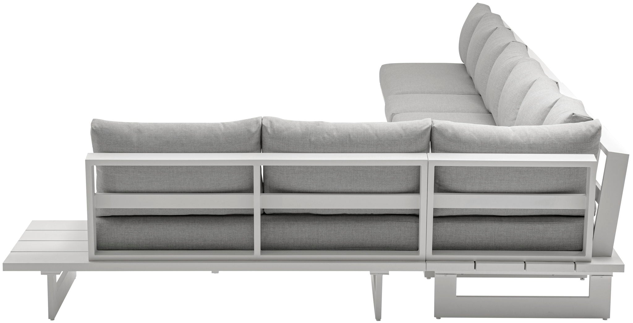 Maldives - 7 Piece Water Resistant Outdoor Patio Modular Sectional With White Base - Urban Living Furniture (Los Angeles, CA)
