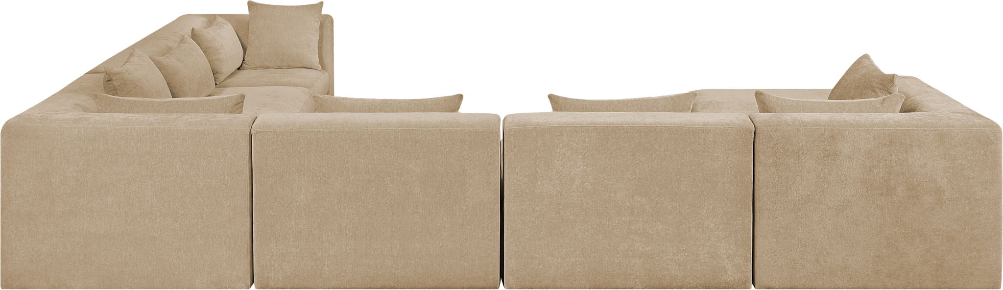 Stellar - 7 Piece Chenille Fabric Upholstered Modular Sectional - Urban Living Furniture (Los Angeles, CA)