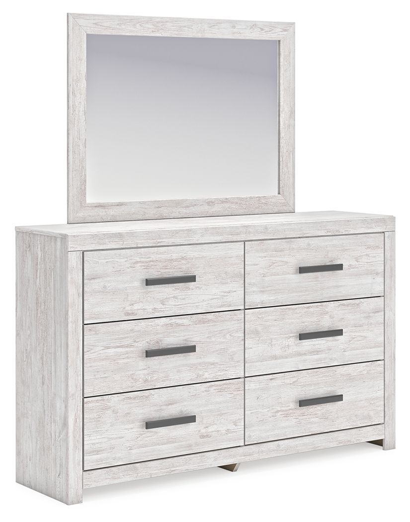 Cayboni - Whitewash - Dresser And Mirror - Urban Living Furniture (Los Angeles, CA)