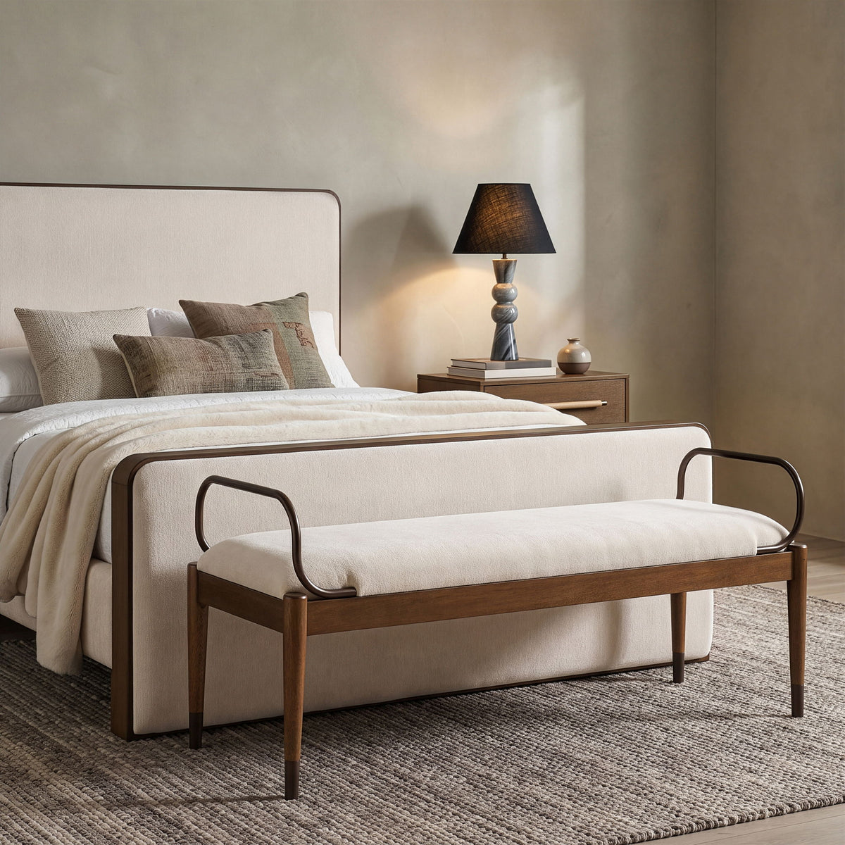 Cambria - Fabric Upholstered Bench