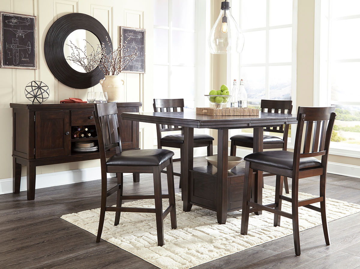 Haddigan - Dining Table With Bar Stools - Urban Living Furniture (Los Angeles, CA)