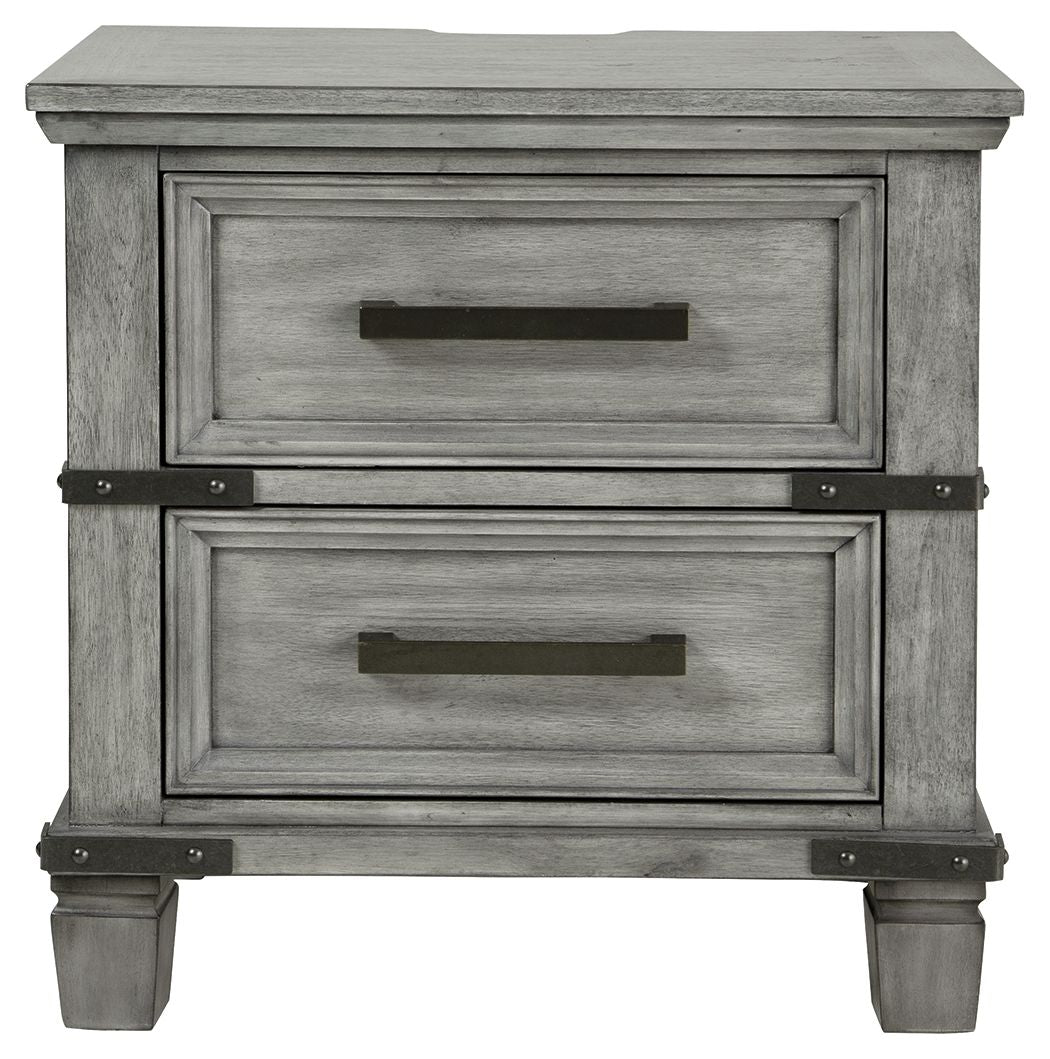 Russelyn - Gray - Two Drawer Night Stand - Urban Living Furniture (Los Angeles, CA)
