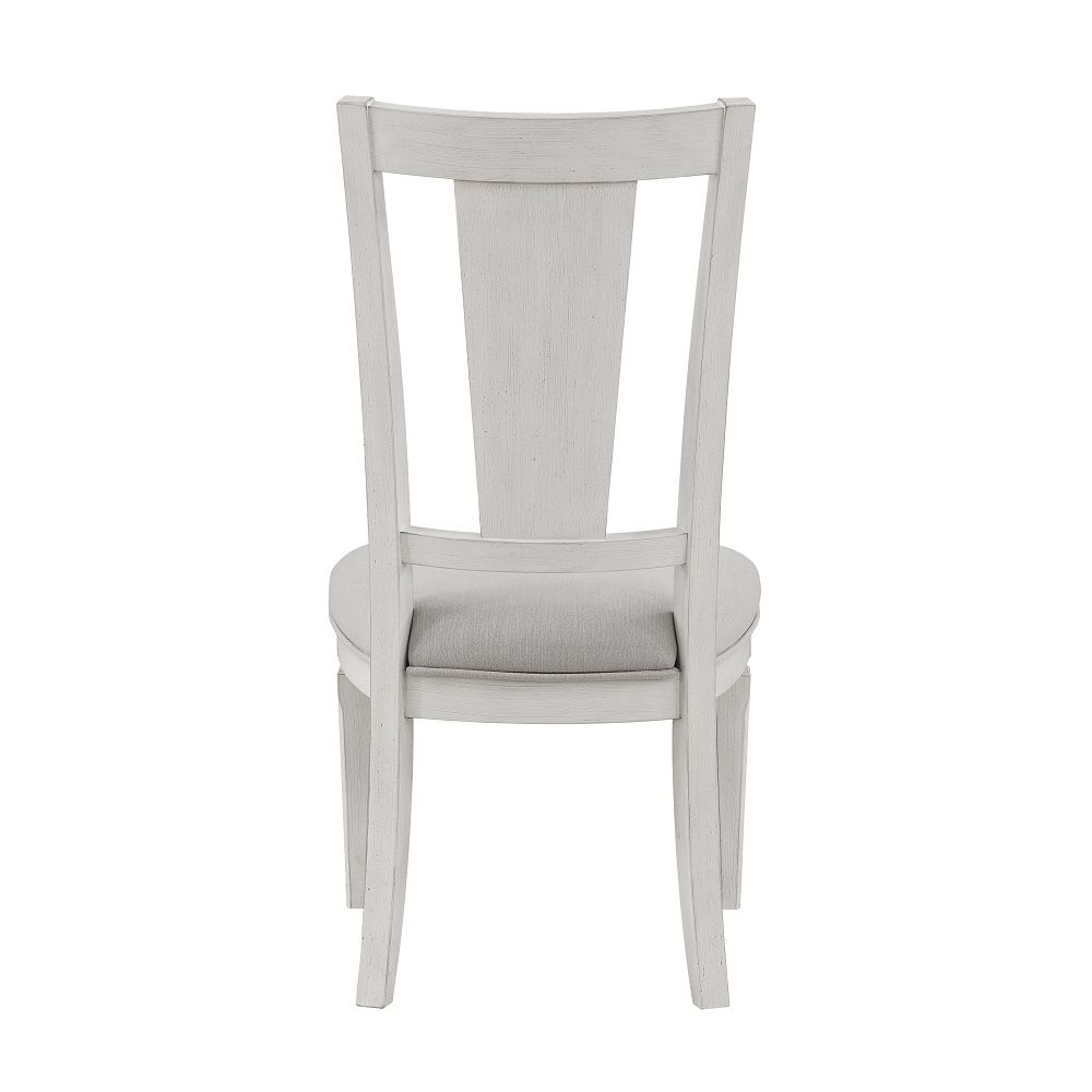 Katia - Side Chair (Set of 2) - Light Gray Linen & Weathered White - Urban Living Furniture (Los Angeles, CA)