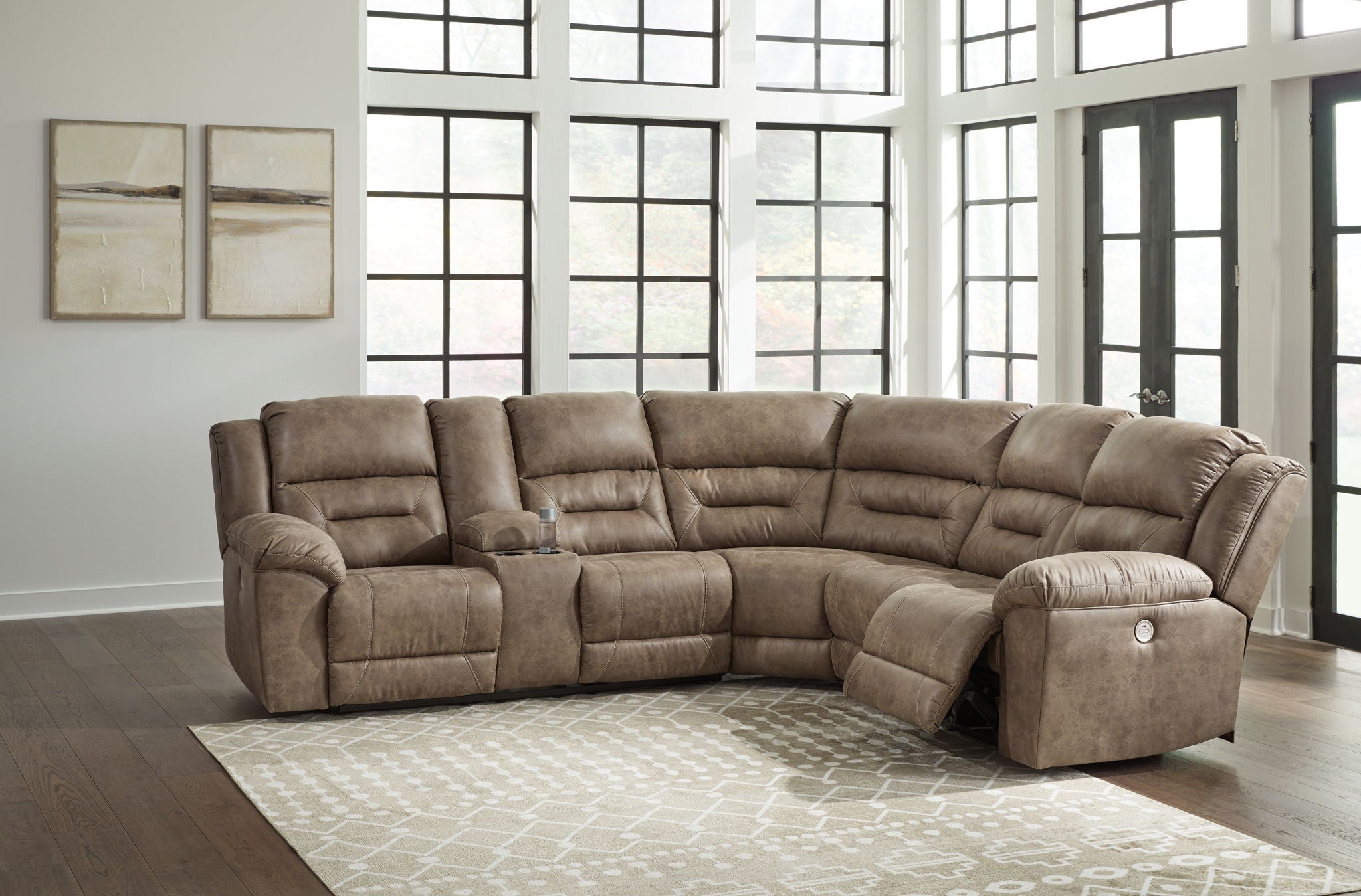 Ravenel - Power Reclining Sectional - Urban Living Furniture (Los Angeles, CA)